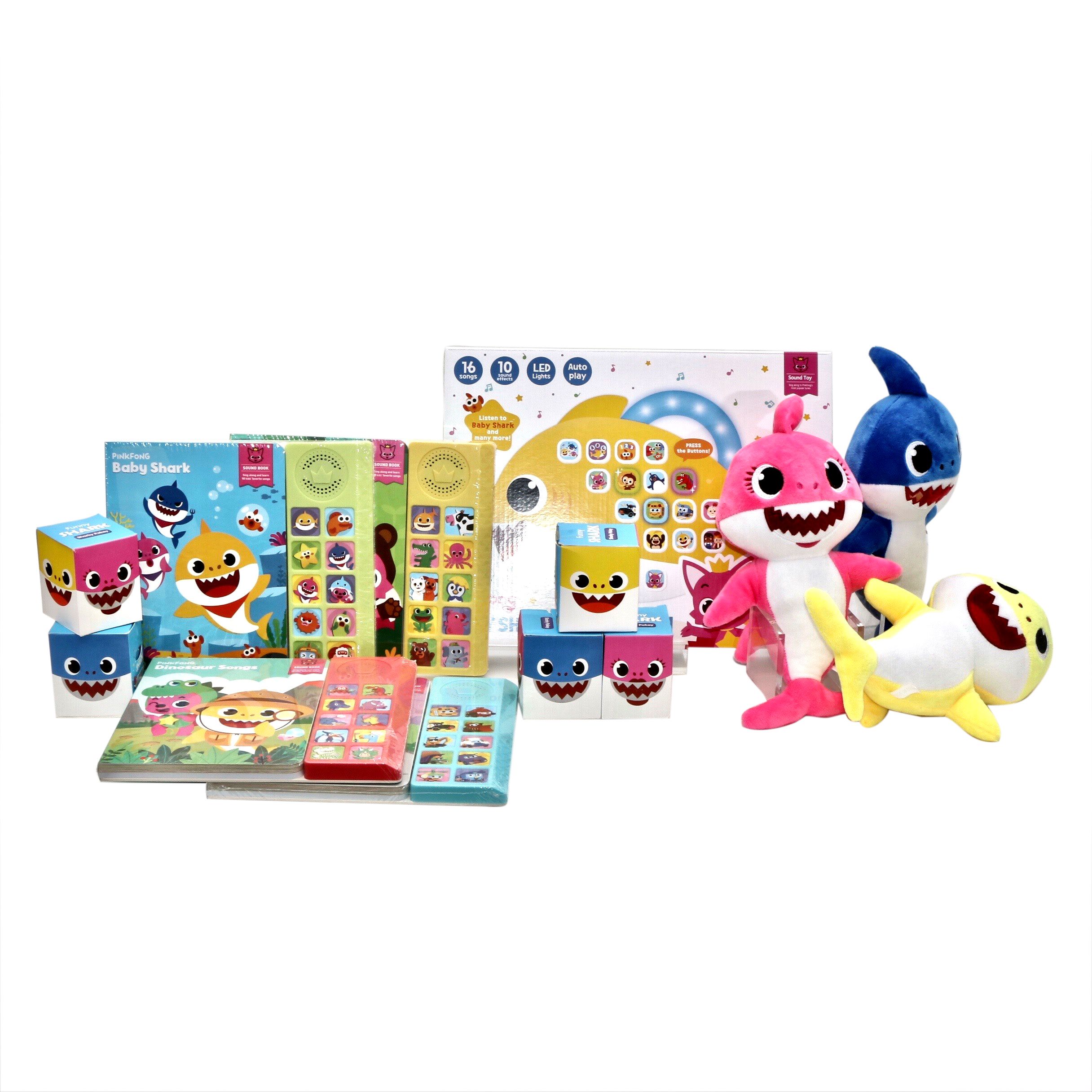"Baby Shark" Melody Pad, Sound Books and Plush Toys by Pinkfong