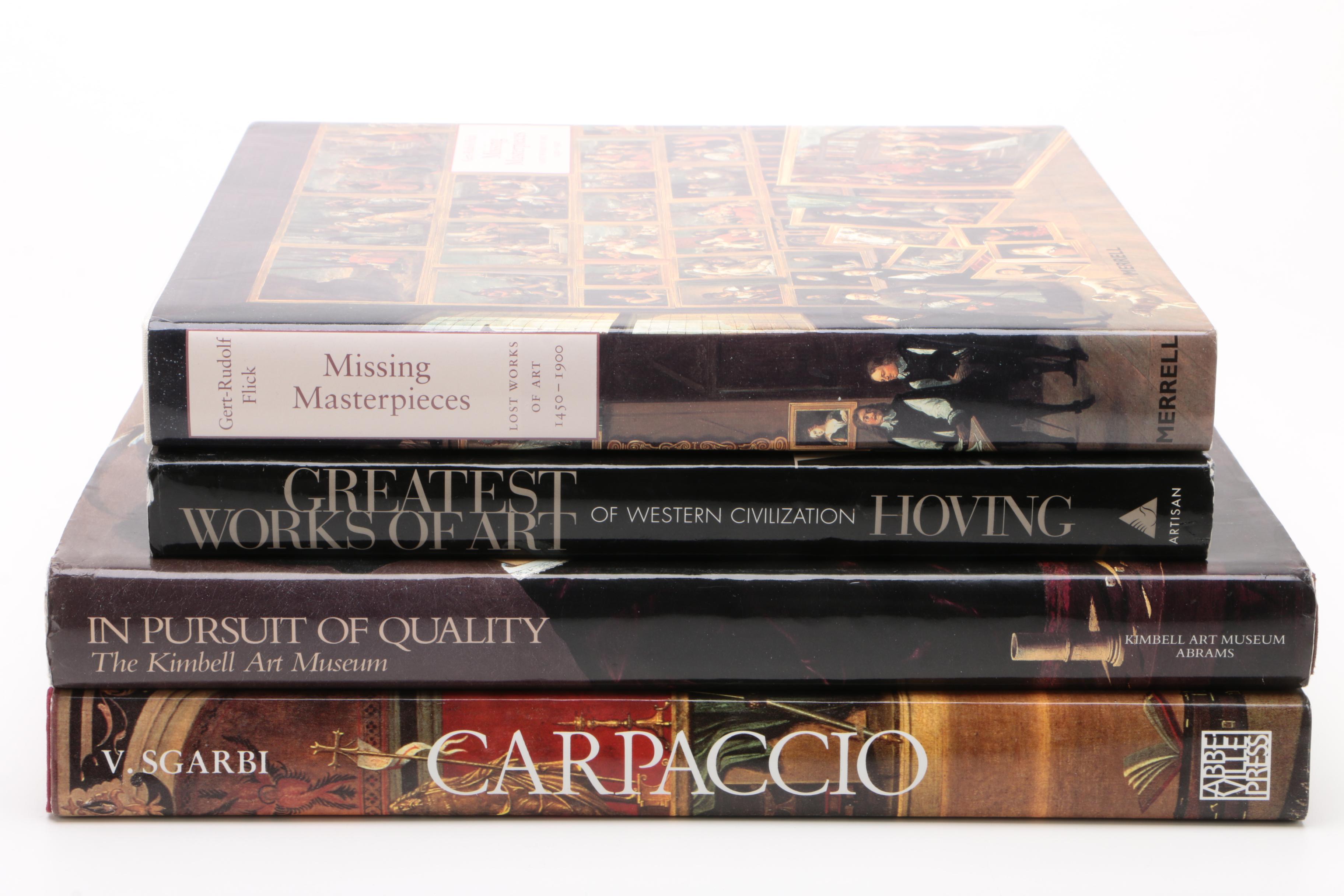Art Books Including "Missing Masterpieces" by Gert-Rudolf Flick, 2003