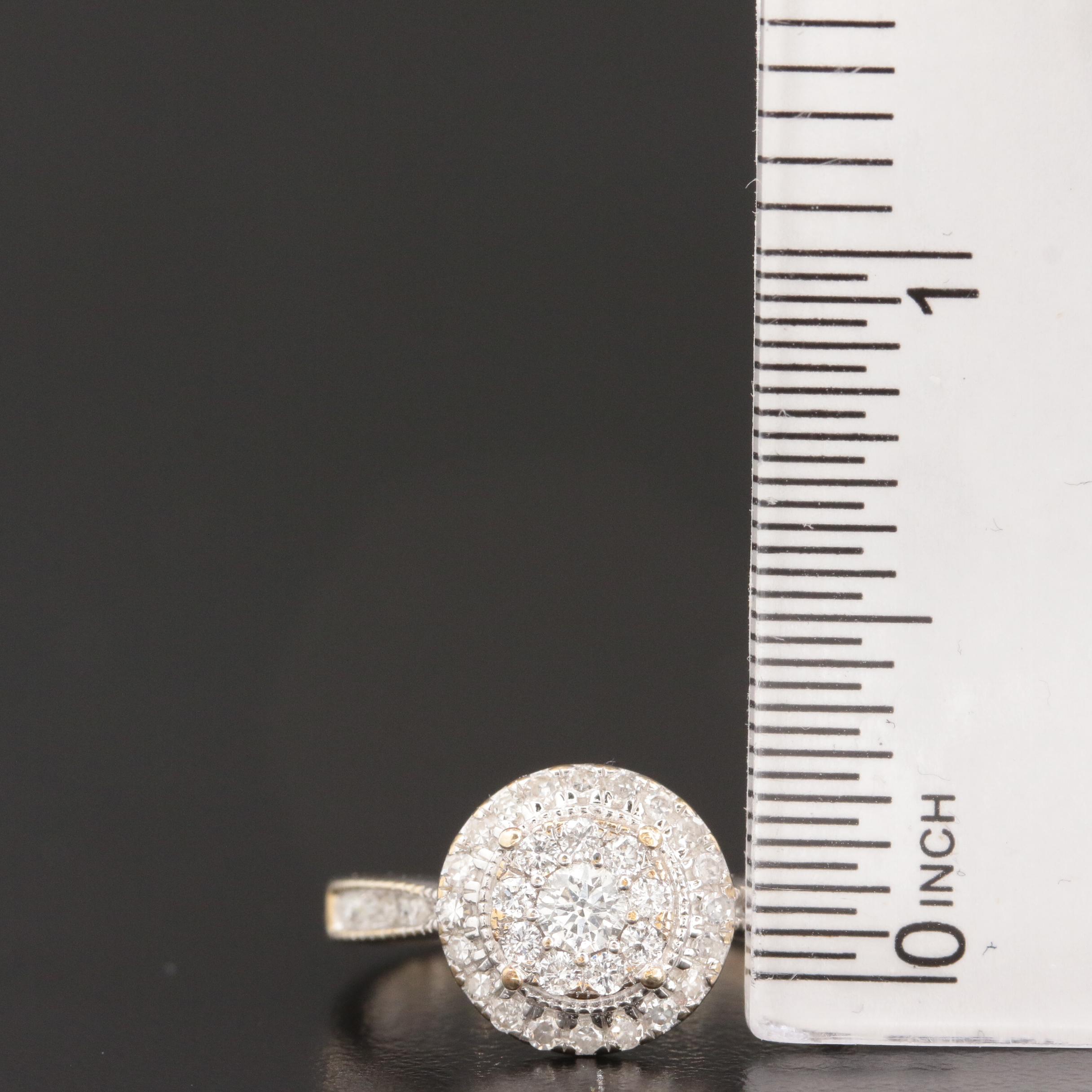 10K Gold Diamond Ring