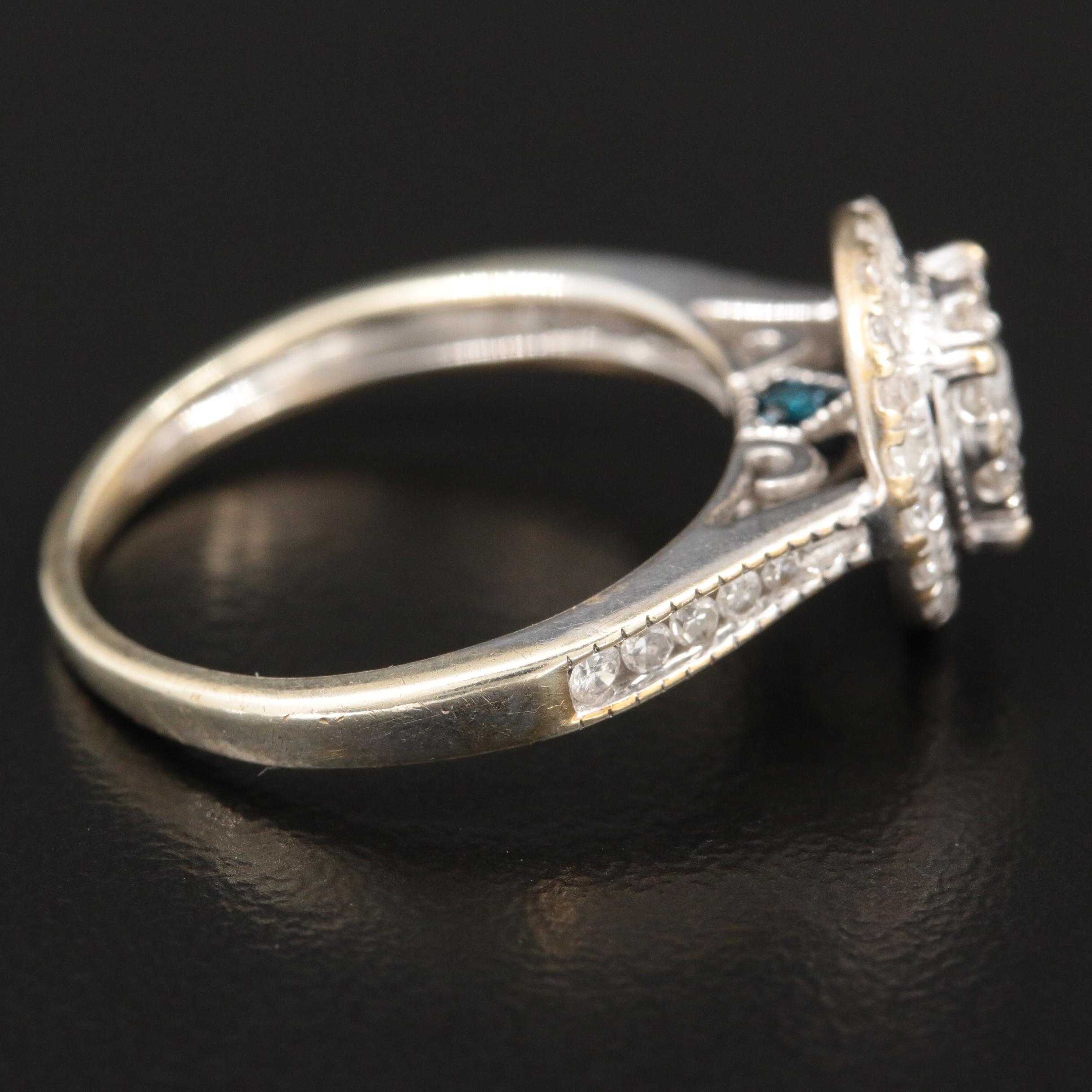 10K Gold Diamond Ring