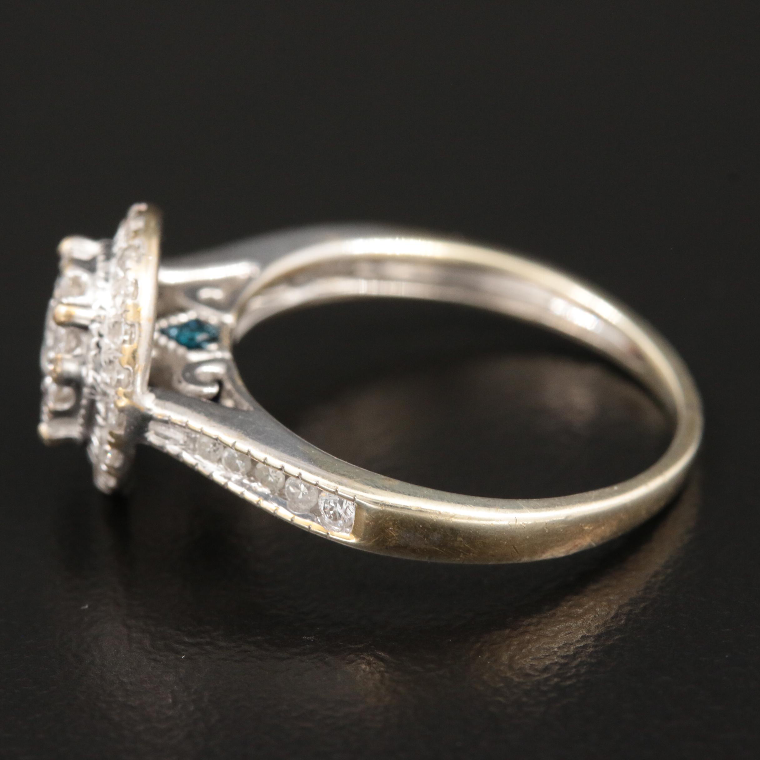 10K Gold Diamond Ring