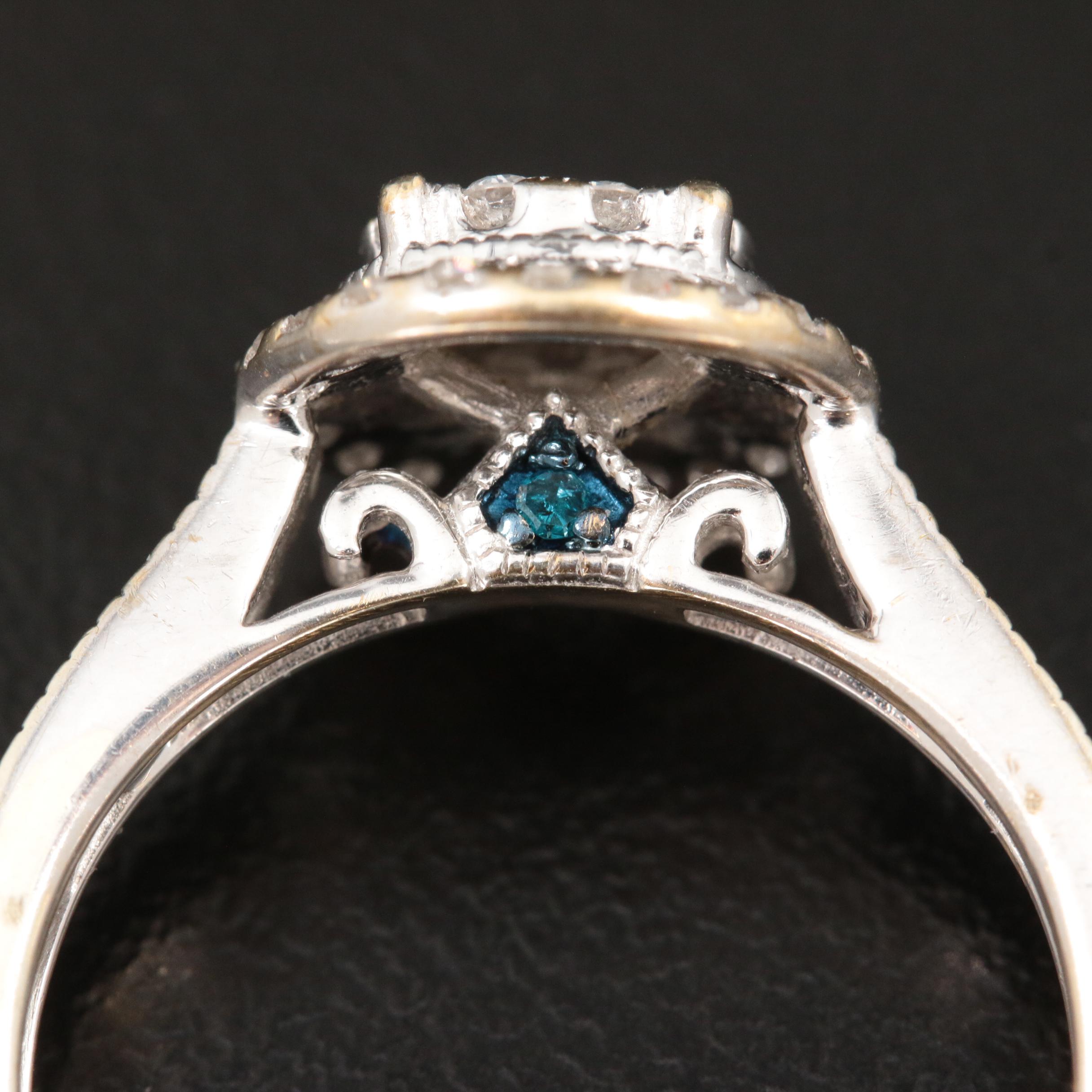 10K Gold Diamond Ring