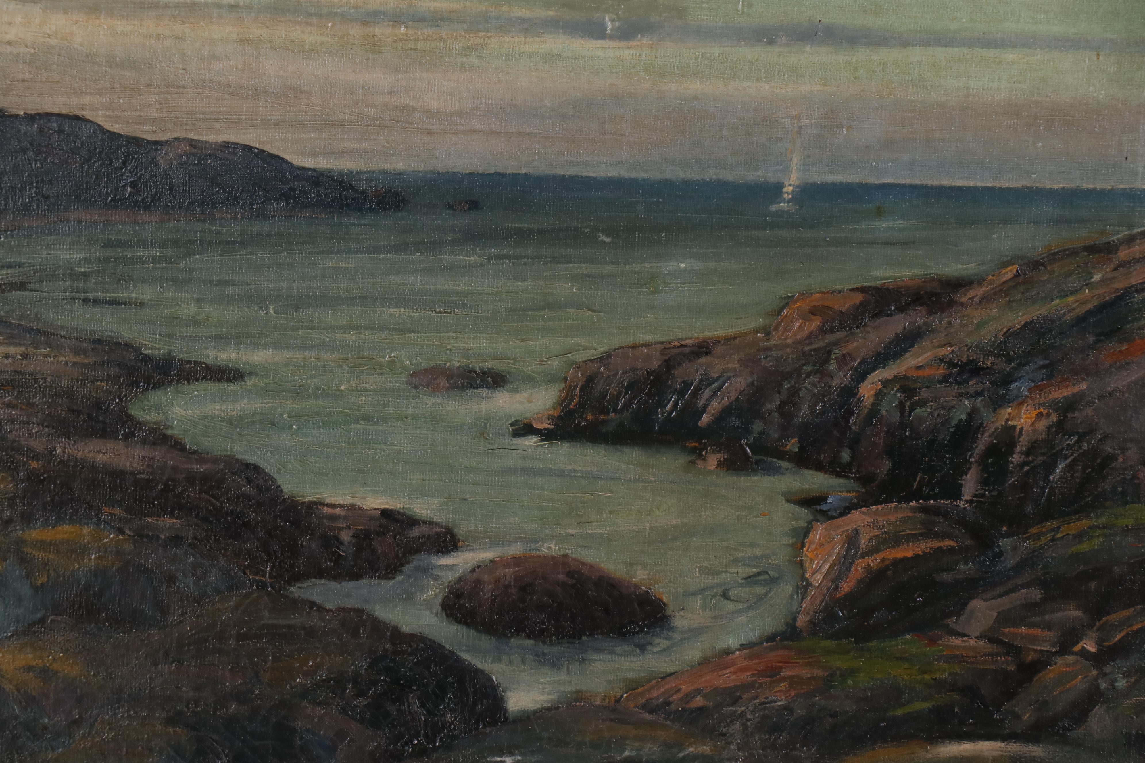 Frank Myers Seascape Oil Painting