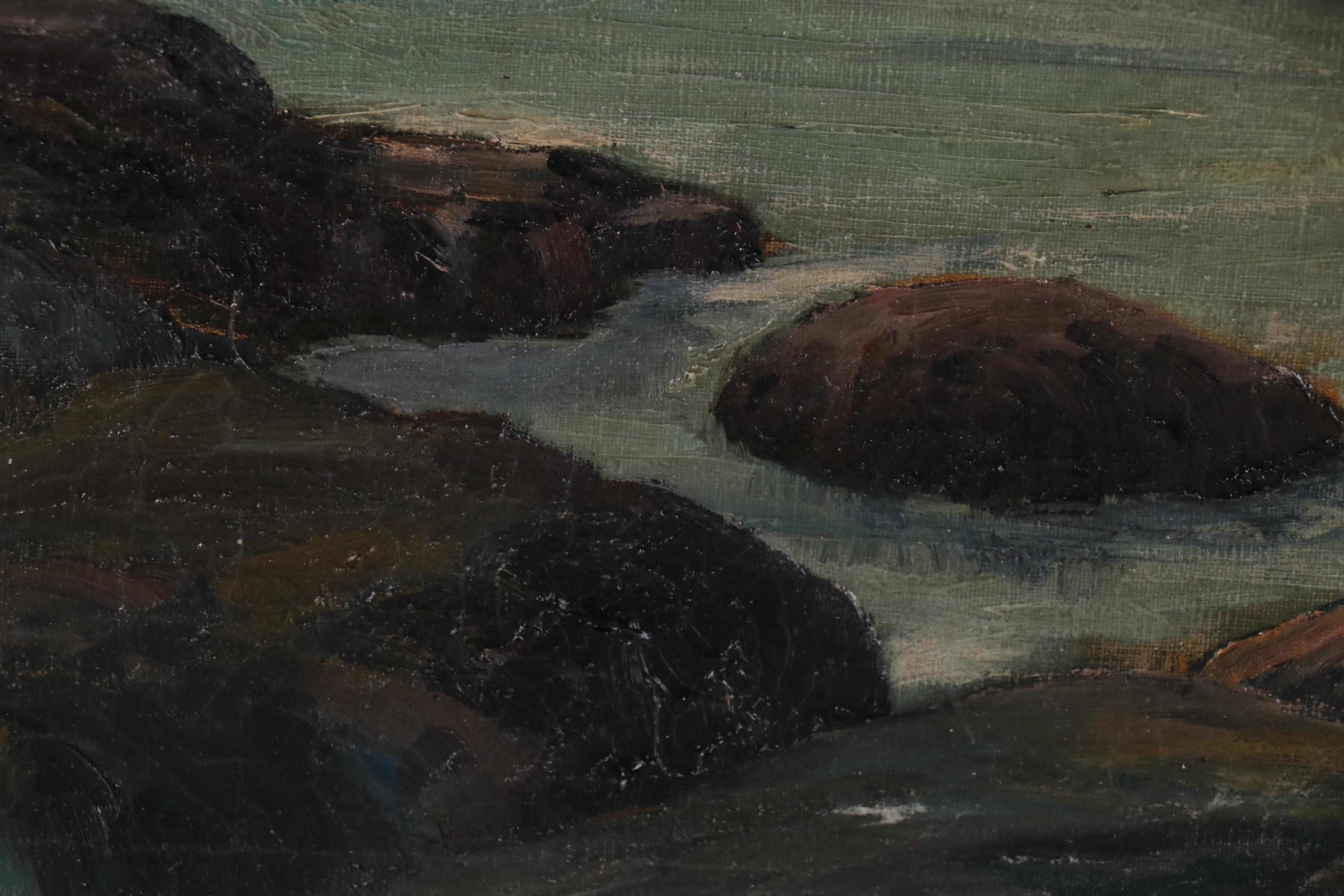 Frank Myers Seascape Oil Painting