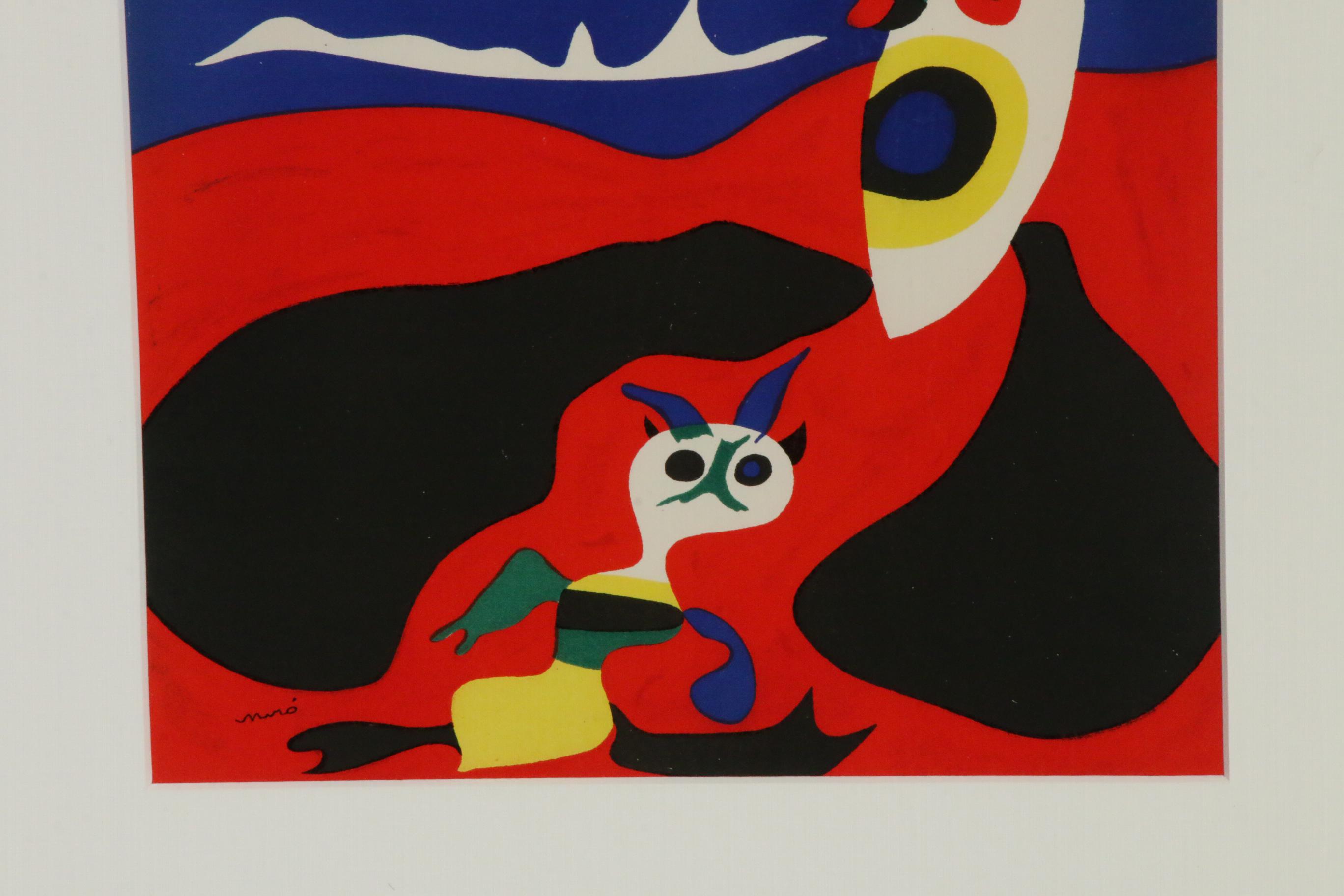 Joan Miró Color Lithograph "L'Été" for "Verve," 1938