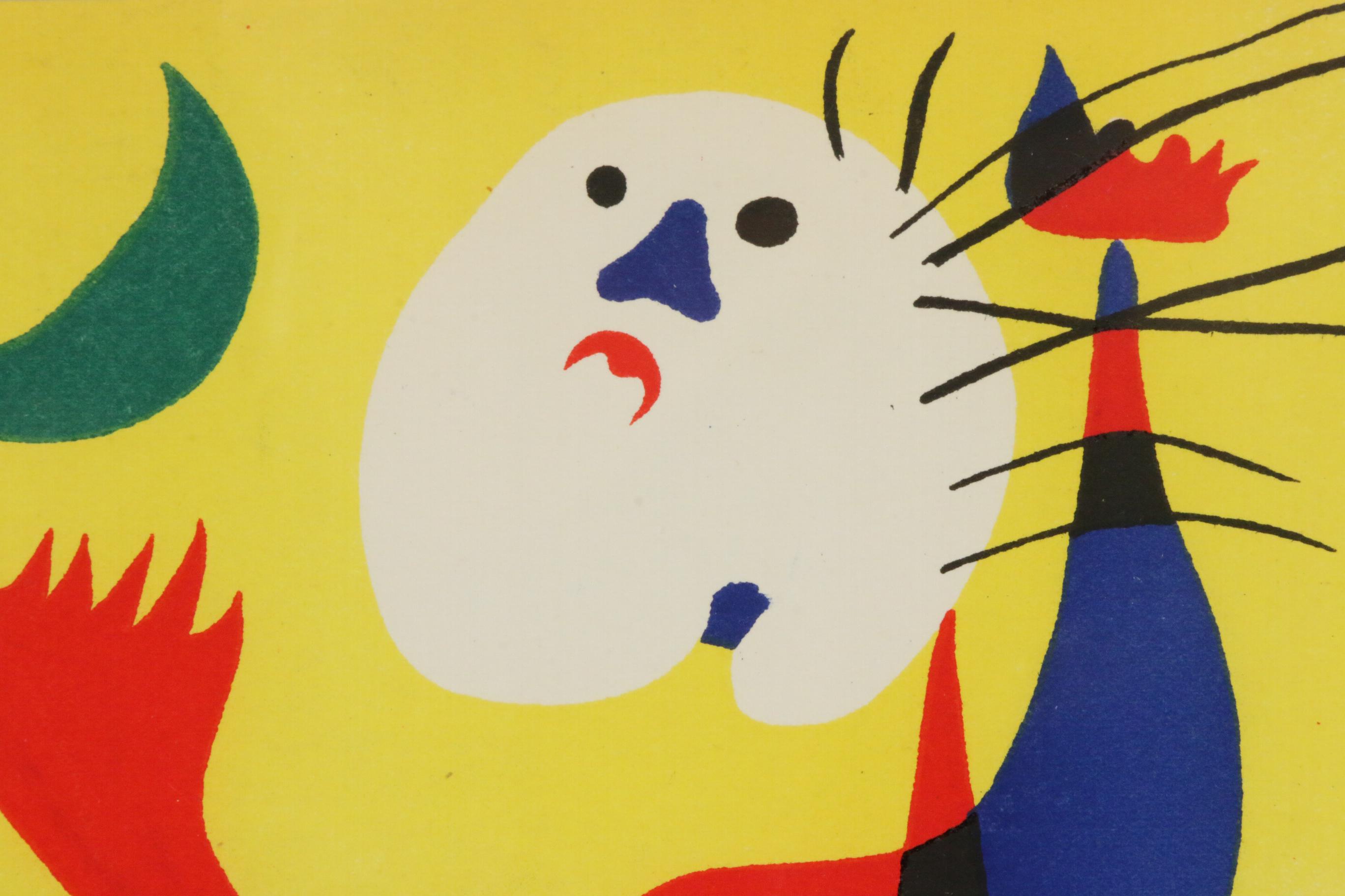 Joan Miró Color Lithograph "L'Été" for "Verve," 1938