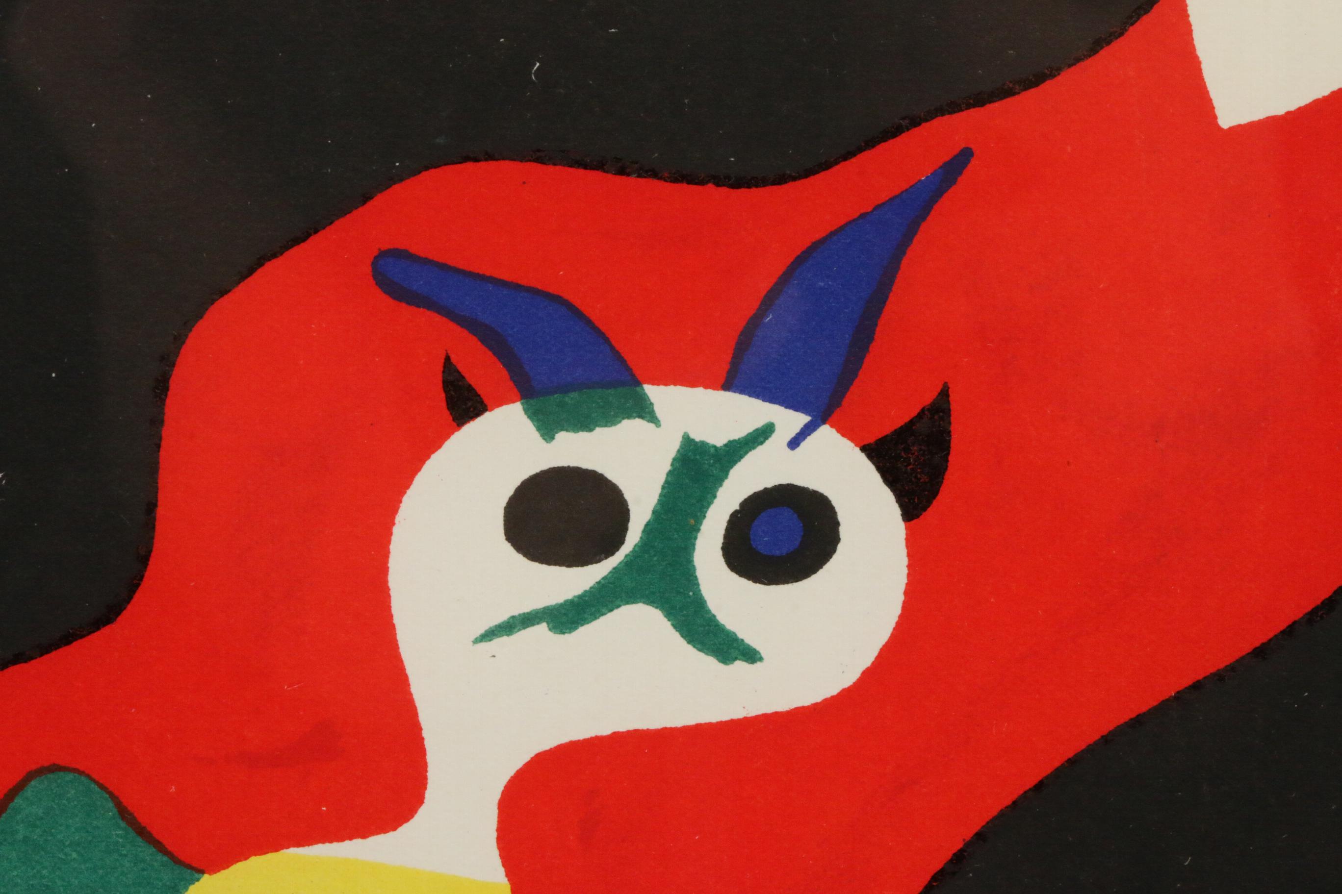 Joan Miró Color Lithograph "L'Été" for "Verve," 1938