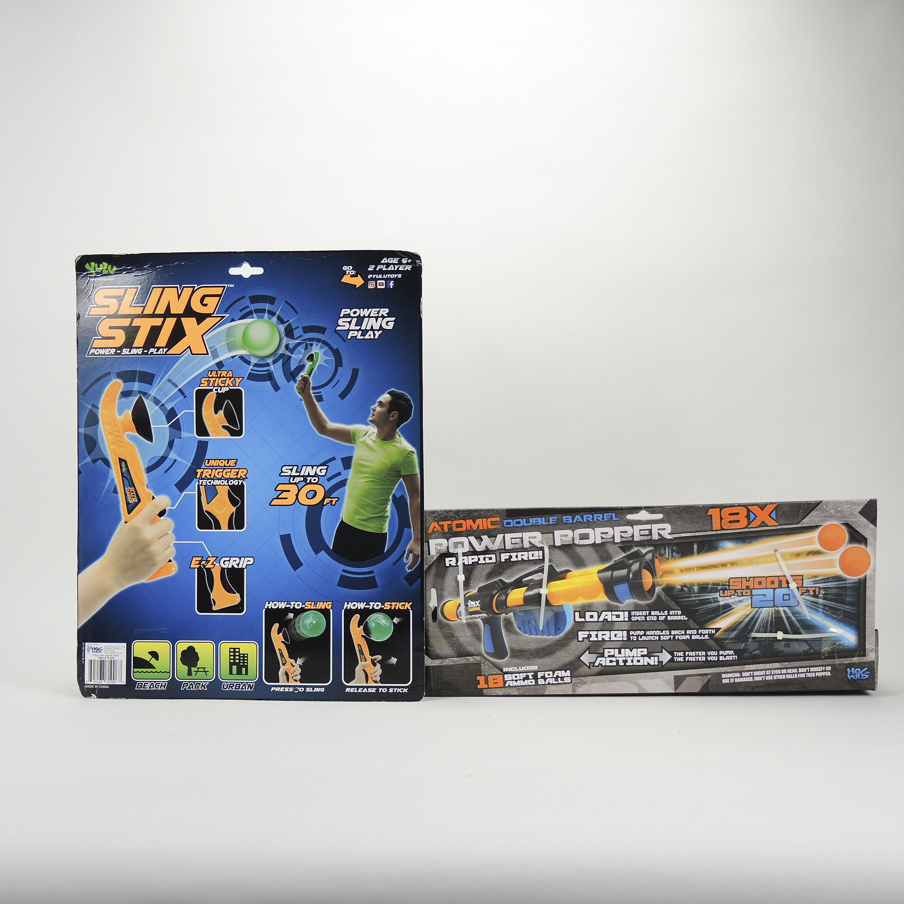 Franklin "Spin N Putt" Set, Yulu "Sling Stix", and Other Toys