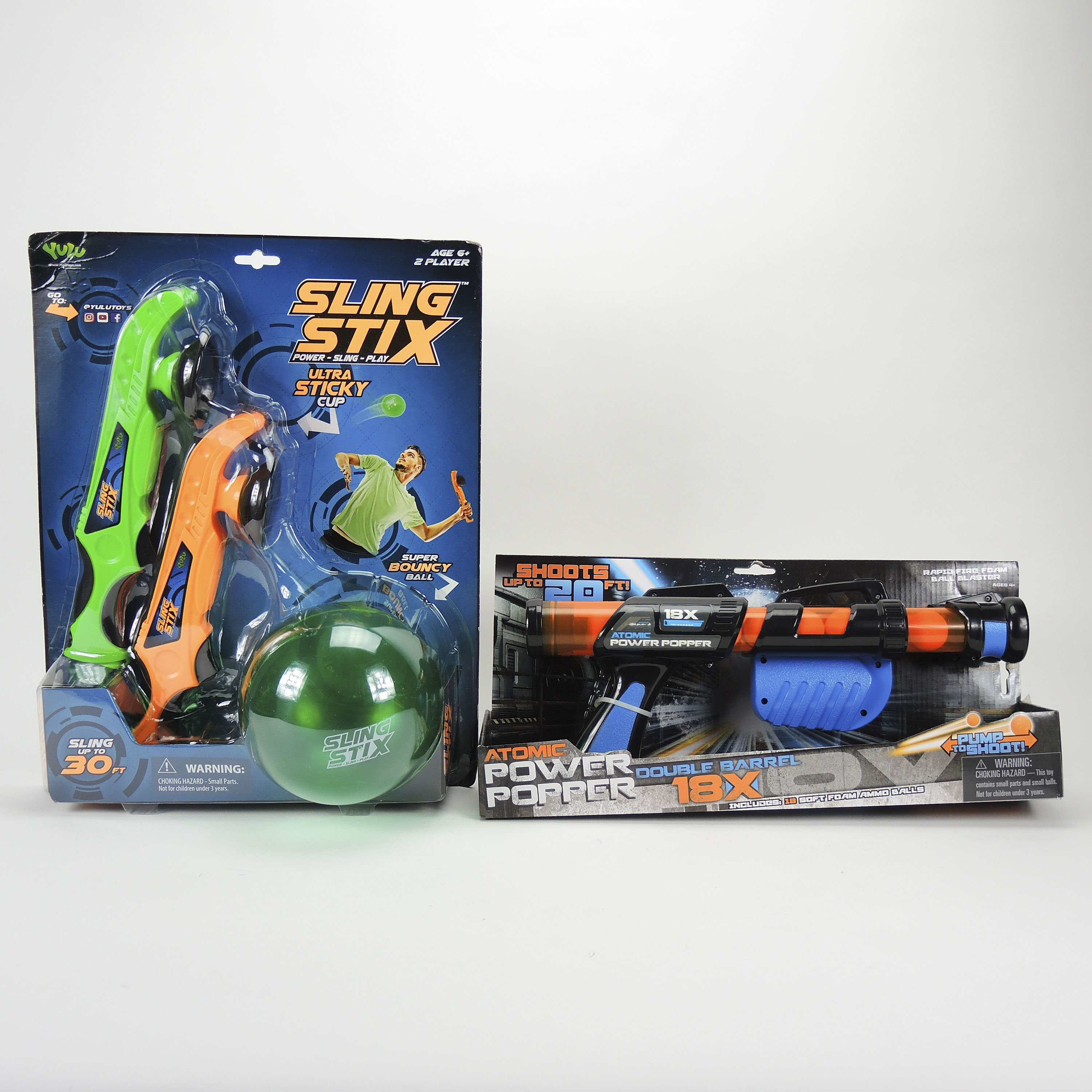 Franklin "Spin N Putt" Set, Yulu "Sling Stix", and Other Toys