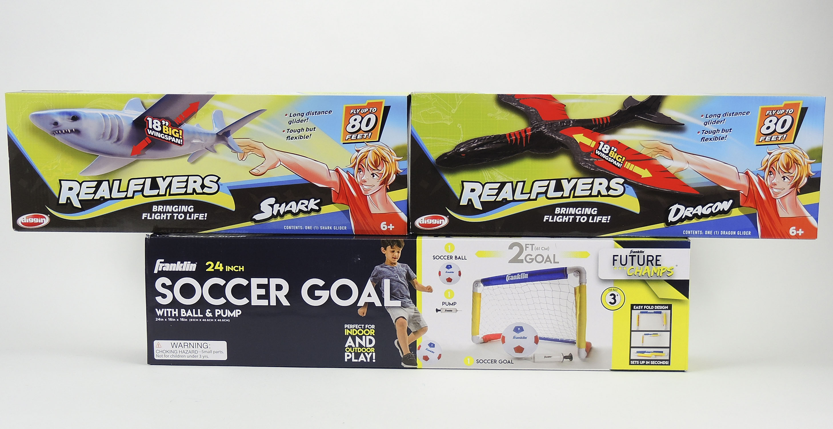 Franklin "Spin N Putt" Set, Yulu "Sling Stix", and Other Toys