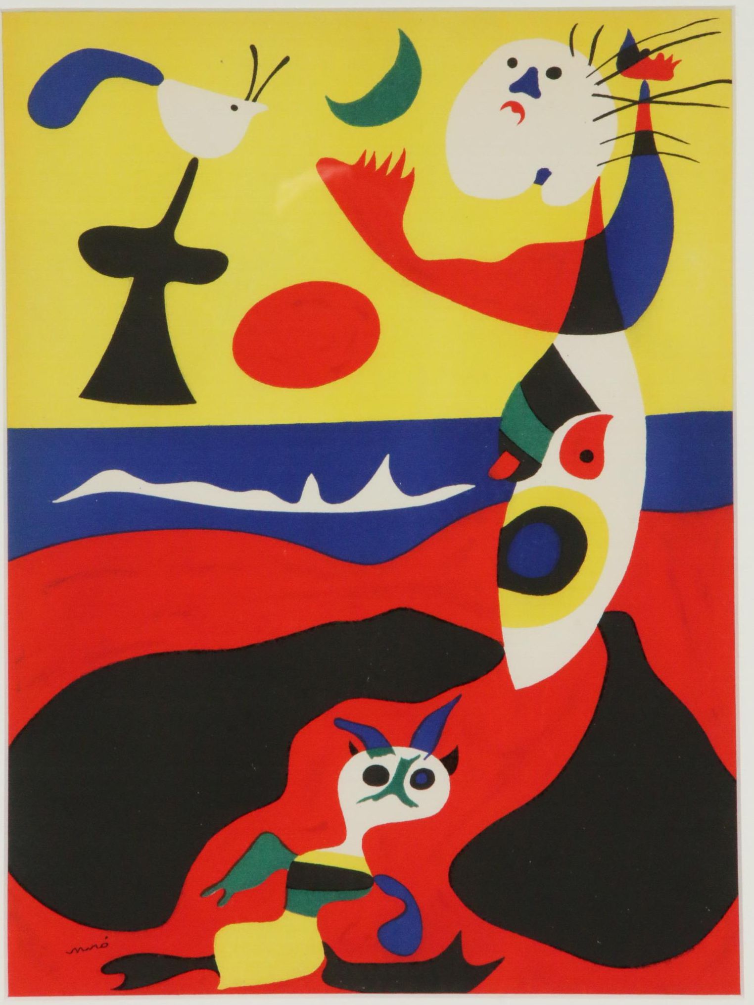 Joan Miró Color Lithograph "L'Été" for "Verve," 1938