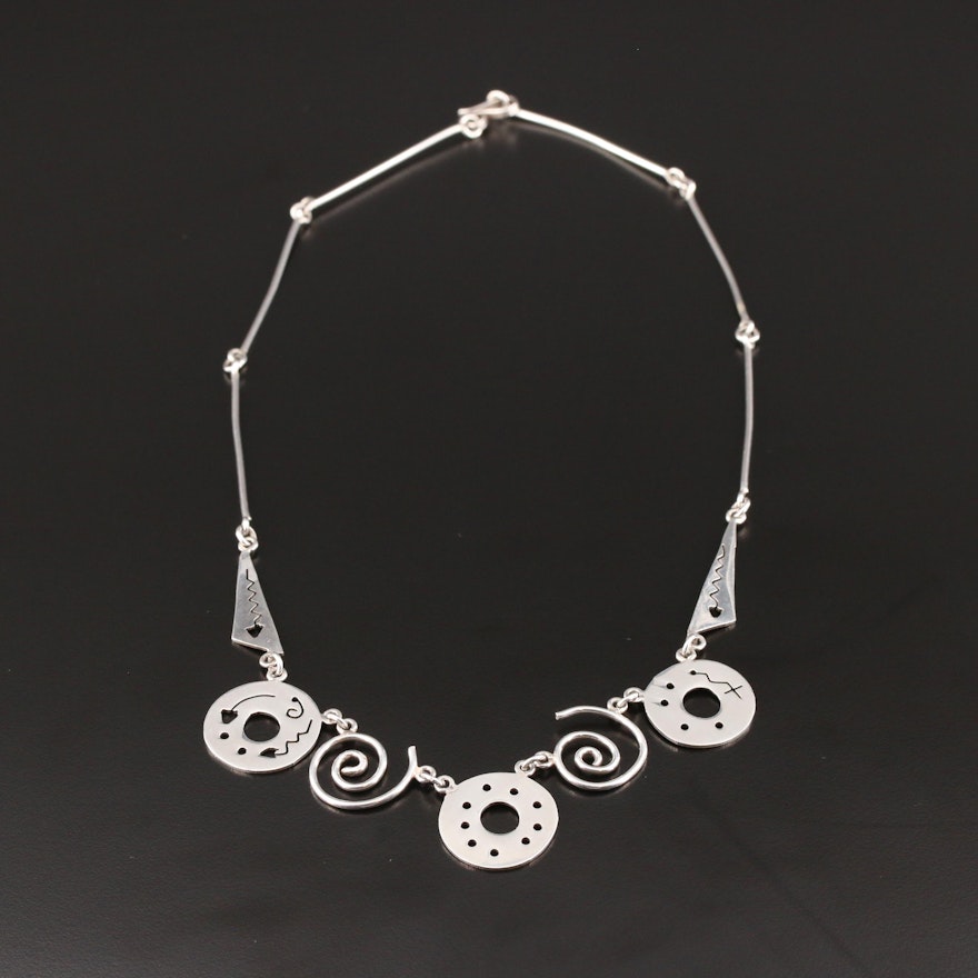 Mexican Sterling Silver Necklace