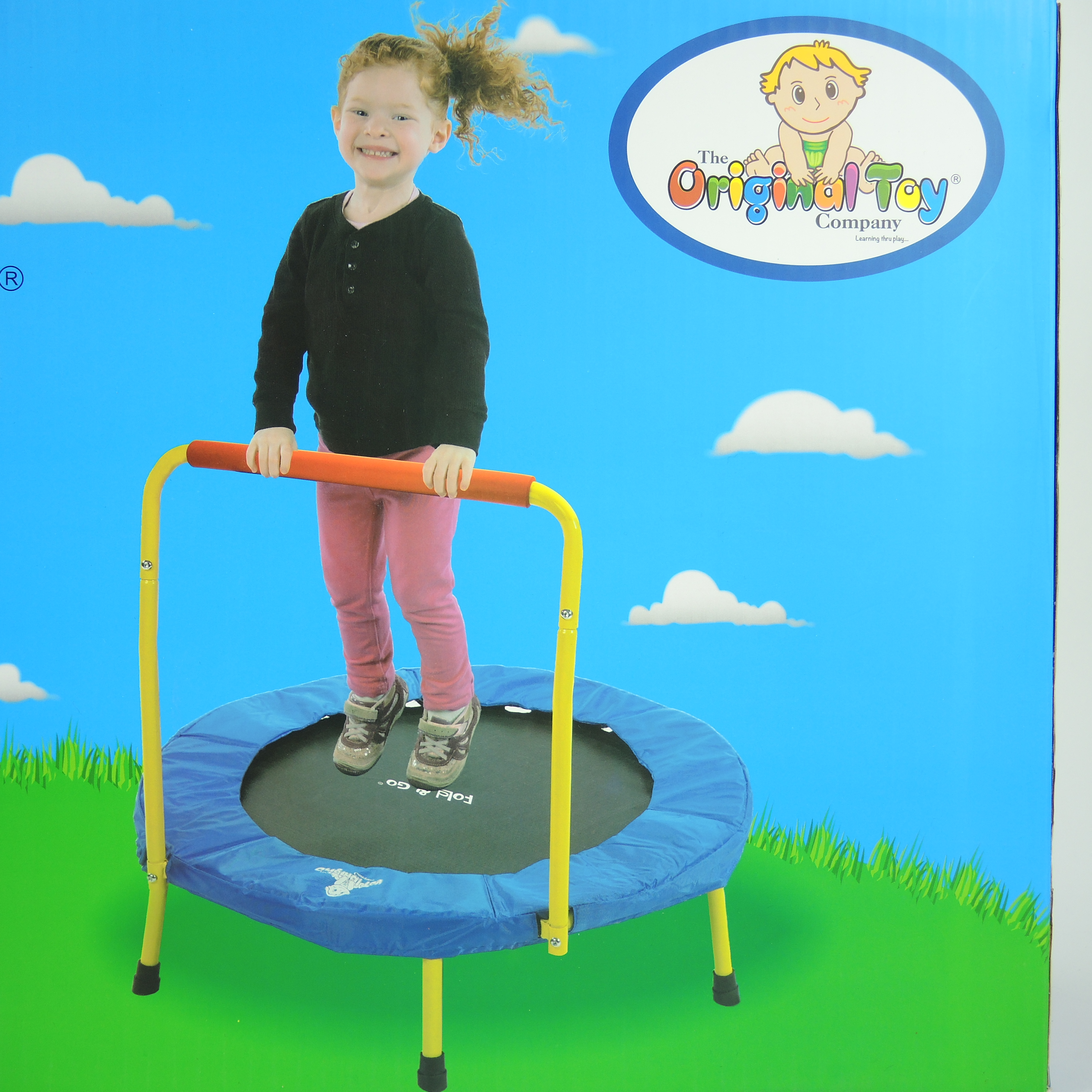 The Original Toy Company Fold & Go Trampoline