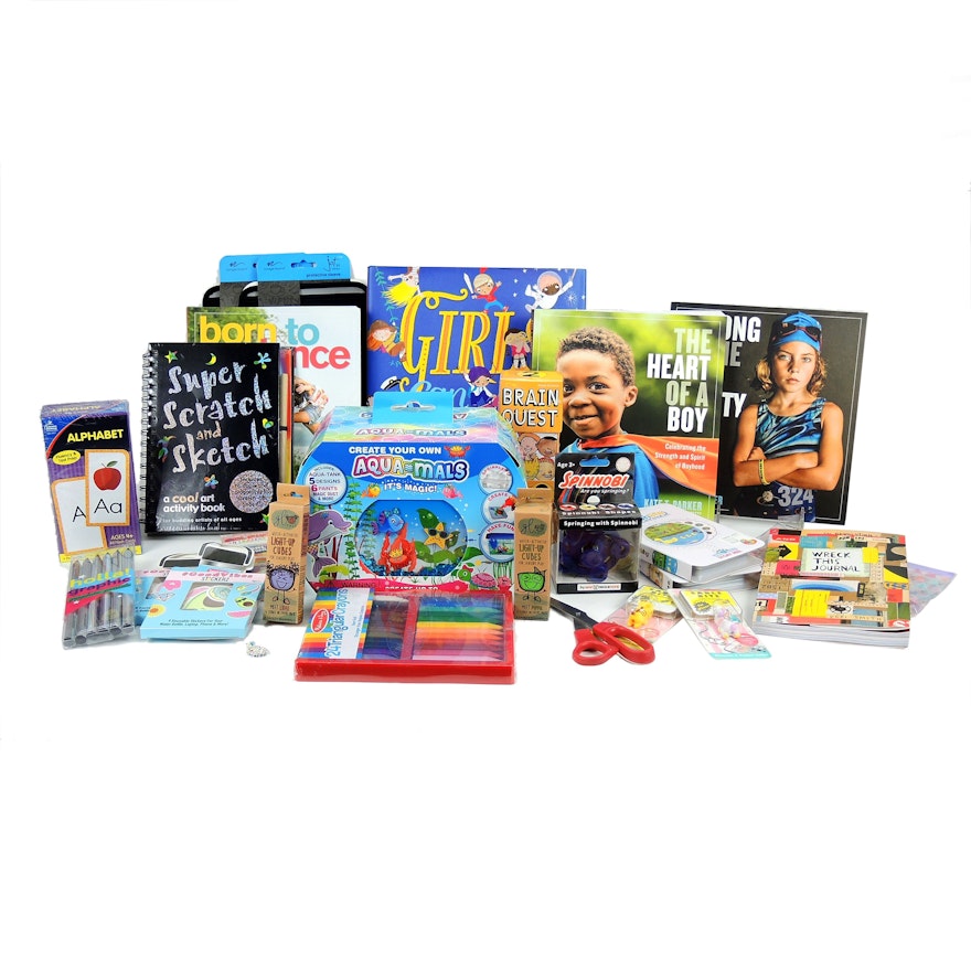 Children's Books, Flash Cards, Stickers, Stationary and More