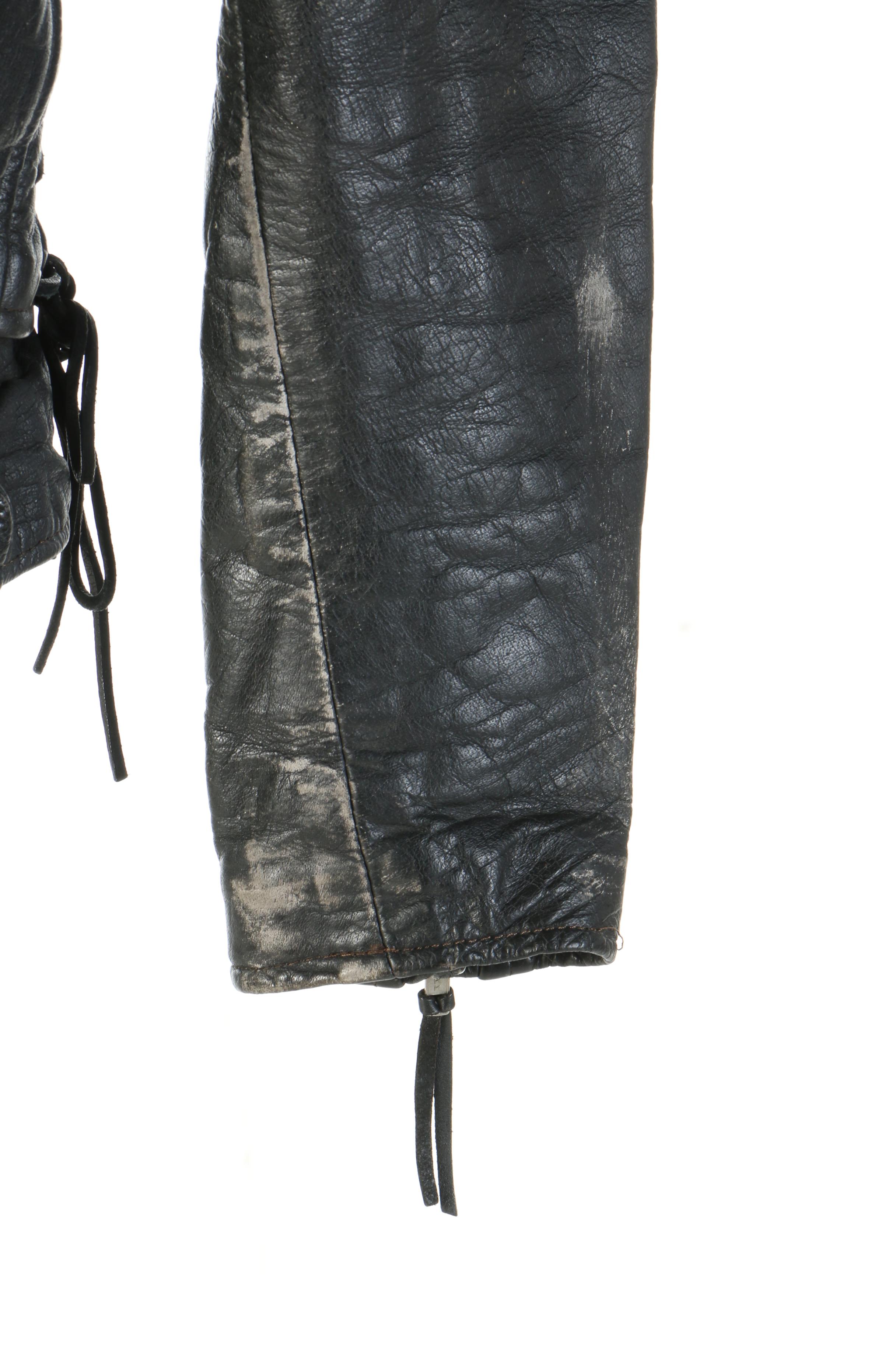 First Motorcycle Jacket Signed by Dan Hanlon, Excelsior-Henderson Motorcycles