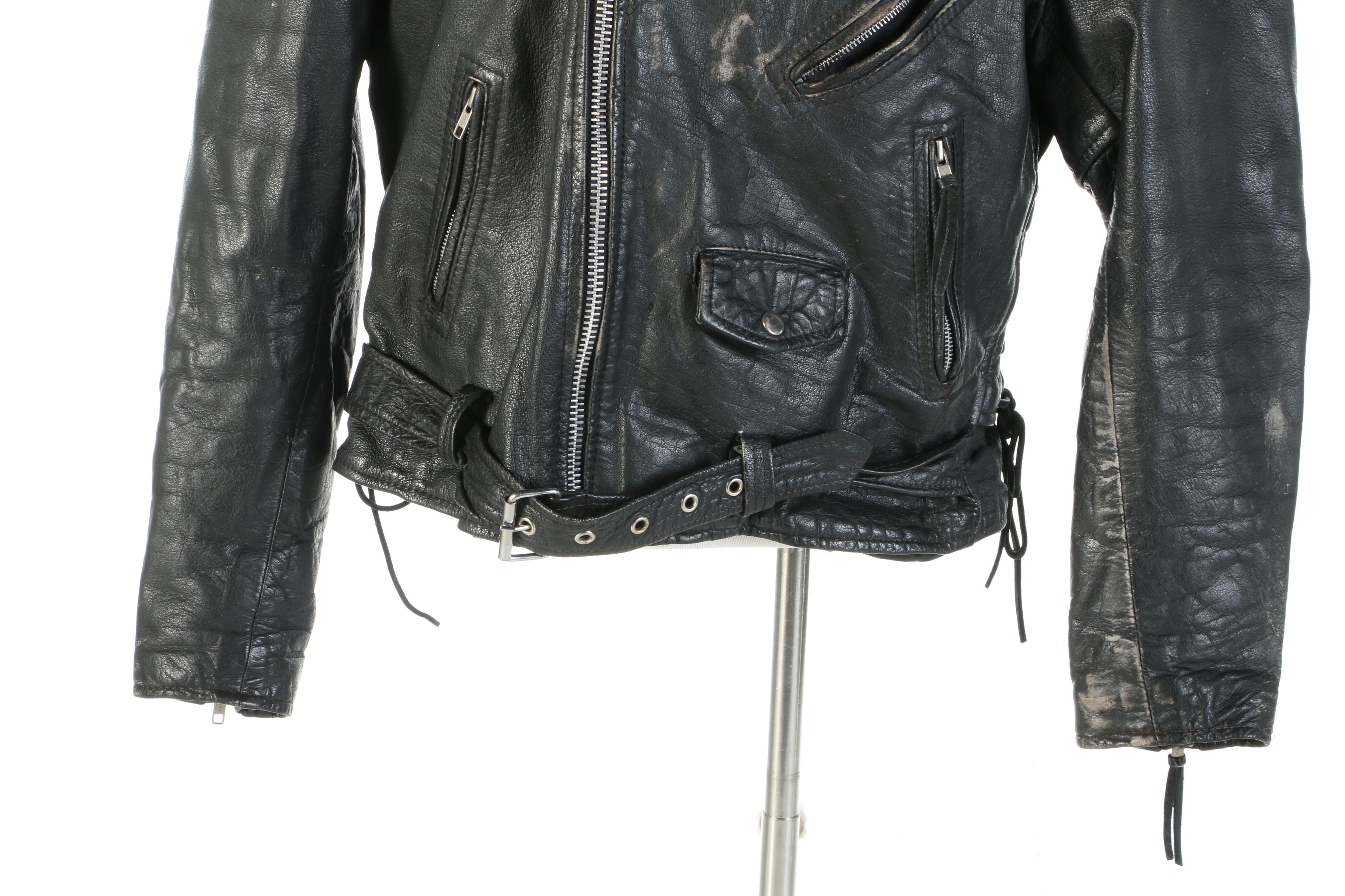 First Motorcycle Jacket Signed by Dan Hanlon, Excelsior-Henderson Motorcycles