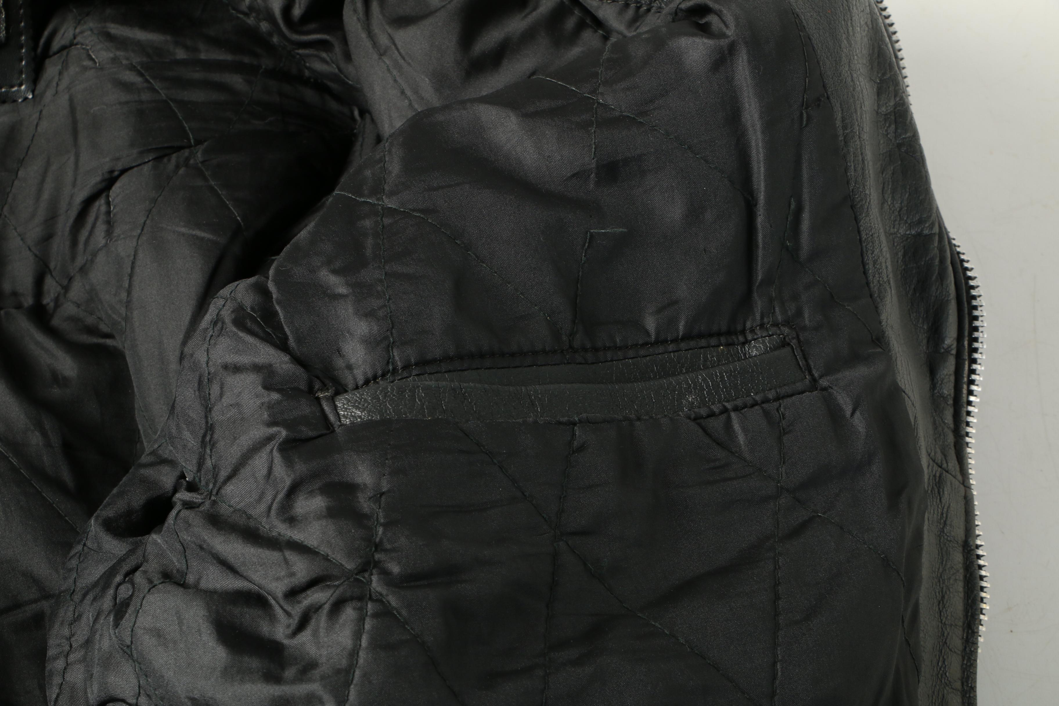 First Motorcycle Jacket Signed by Dan Hanlon, Excelsior-Henderson Motorcycles