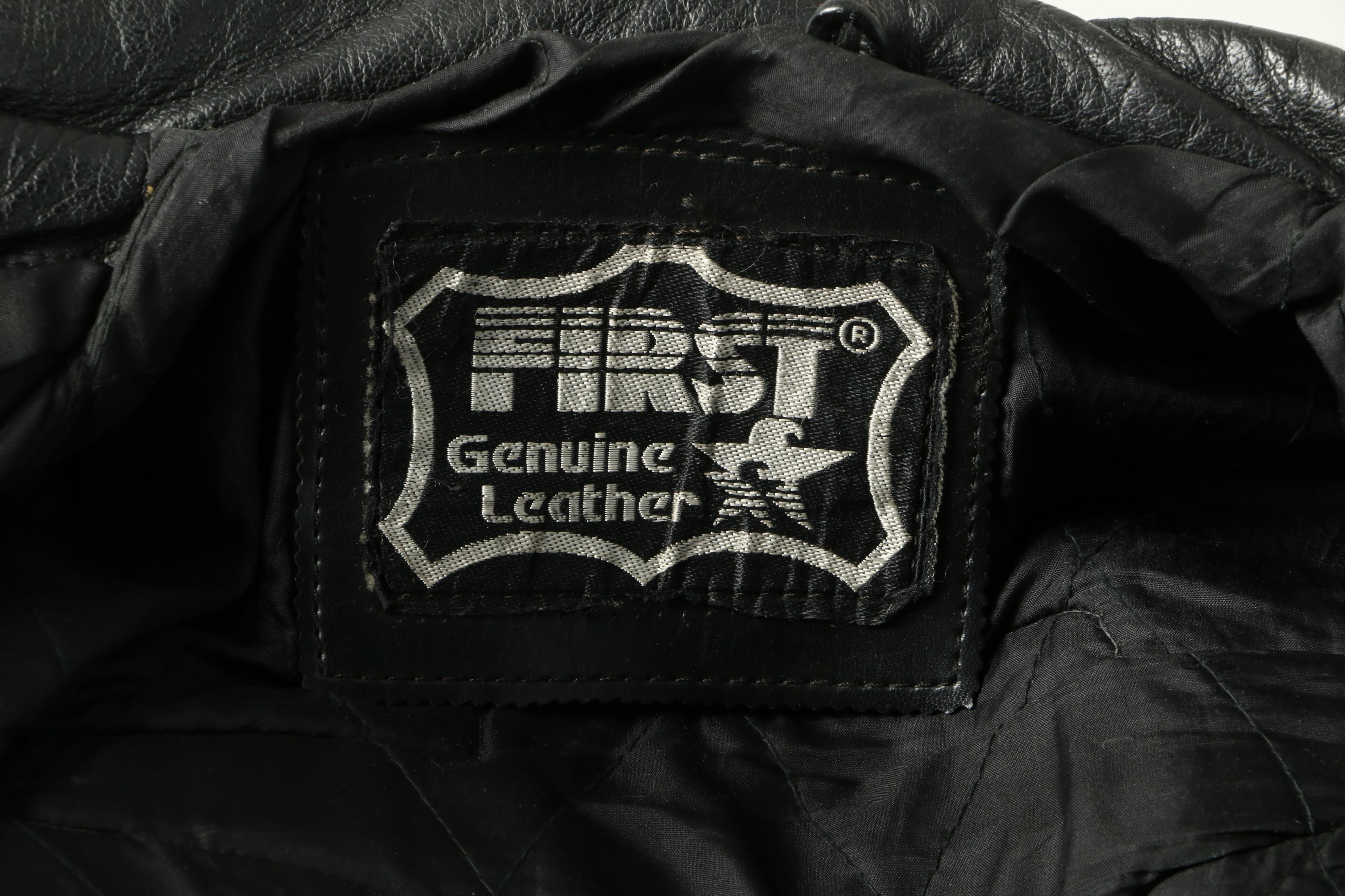 First Motorcycle Jacket Signed by Dan Hanlon, Excelsior-Henderson Motorcycles