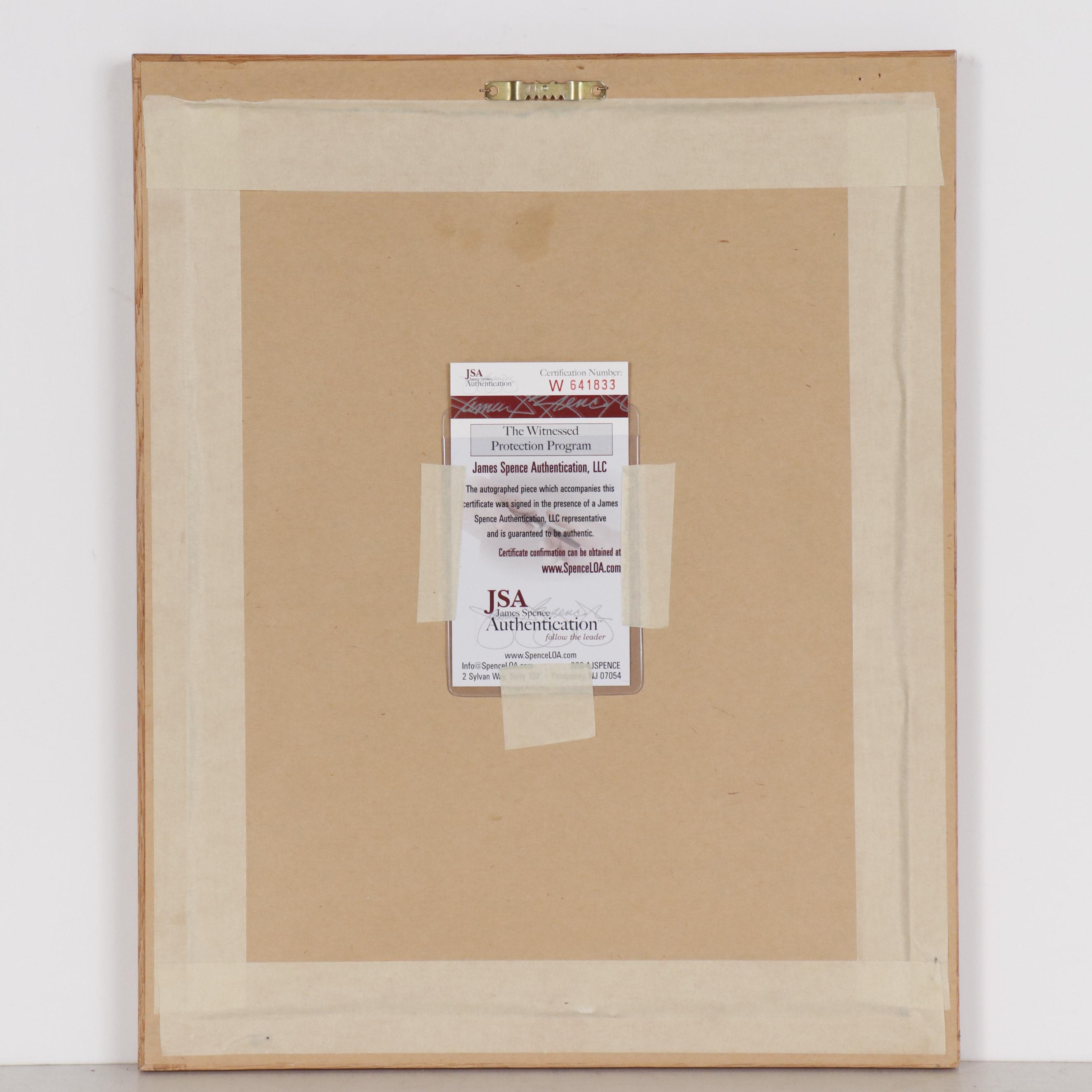 Oscar Robertson Signed Photo Print, Framed  COA