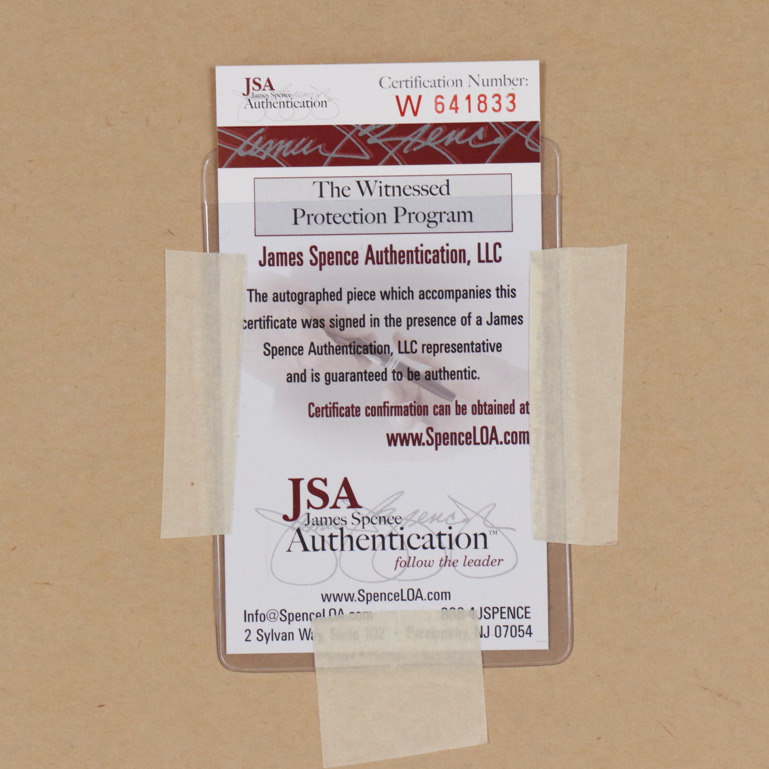 Oscar Robertson Signed Photo Print, Framed  COA