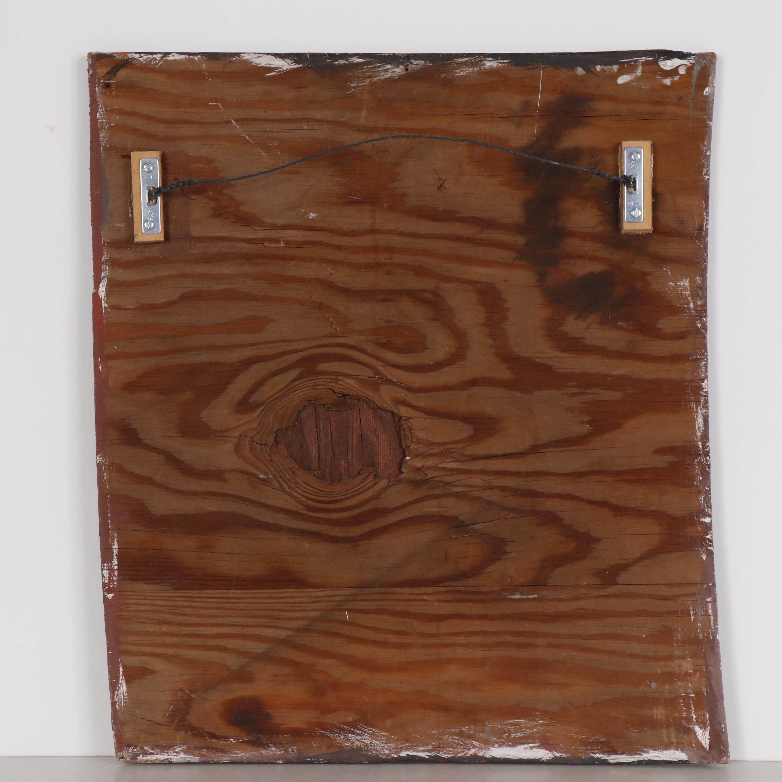 Mose Tolliver Outsider Art Oil Painting with Figures