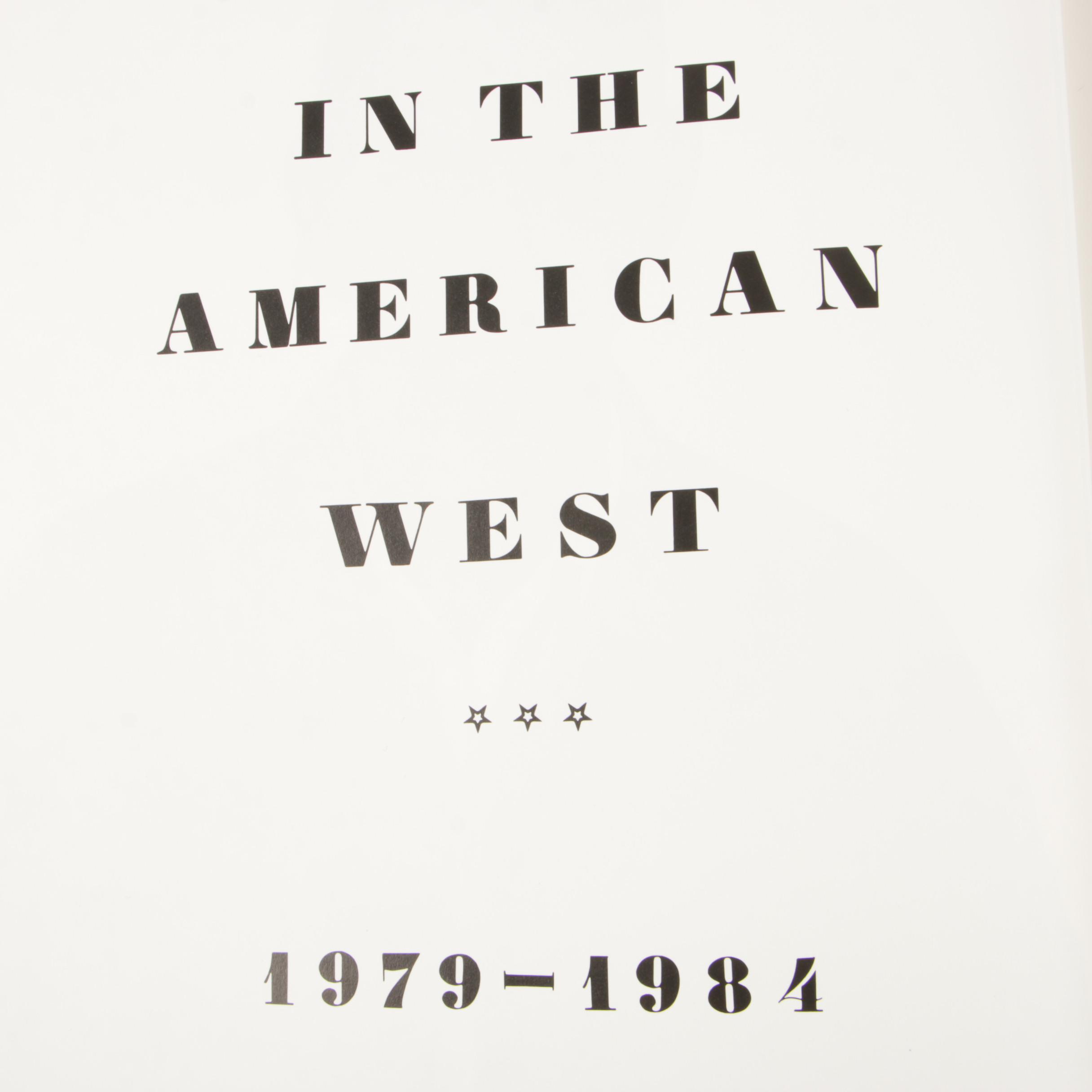 Richard Avedon Photography Books "Observations", "Portraits" and "American West"