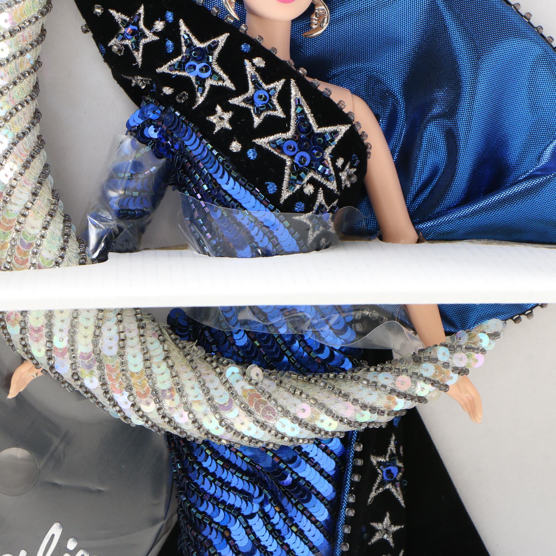 Classique "Midnight Gala Barbie" with Bob Mackie "Moon Goddess Barbie"