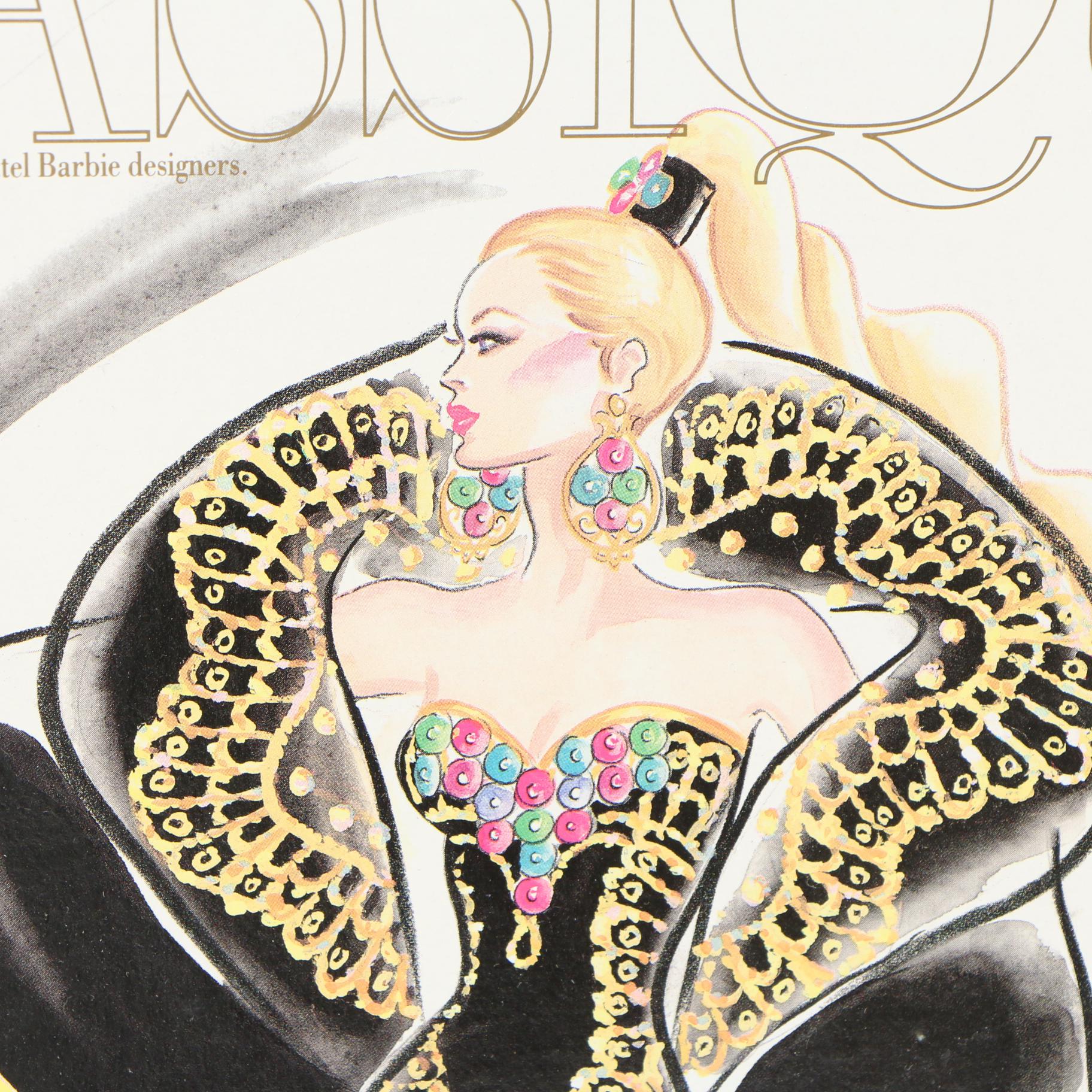 Classique "Midnight Gala Barbie" with Bob Mackie "Moon Goddess Barbie"