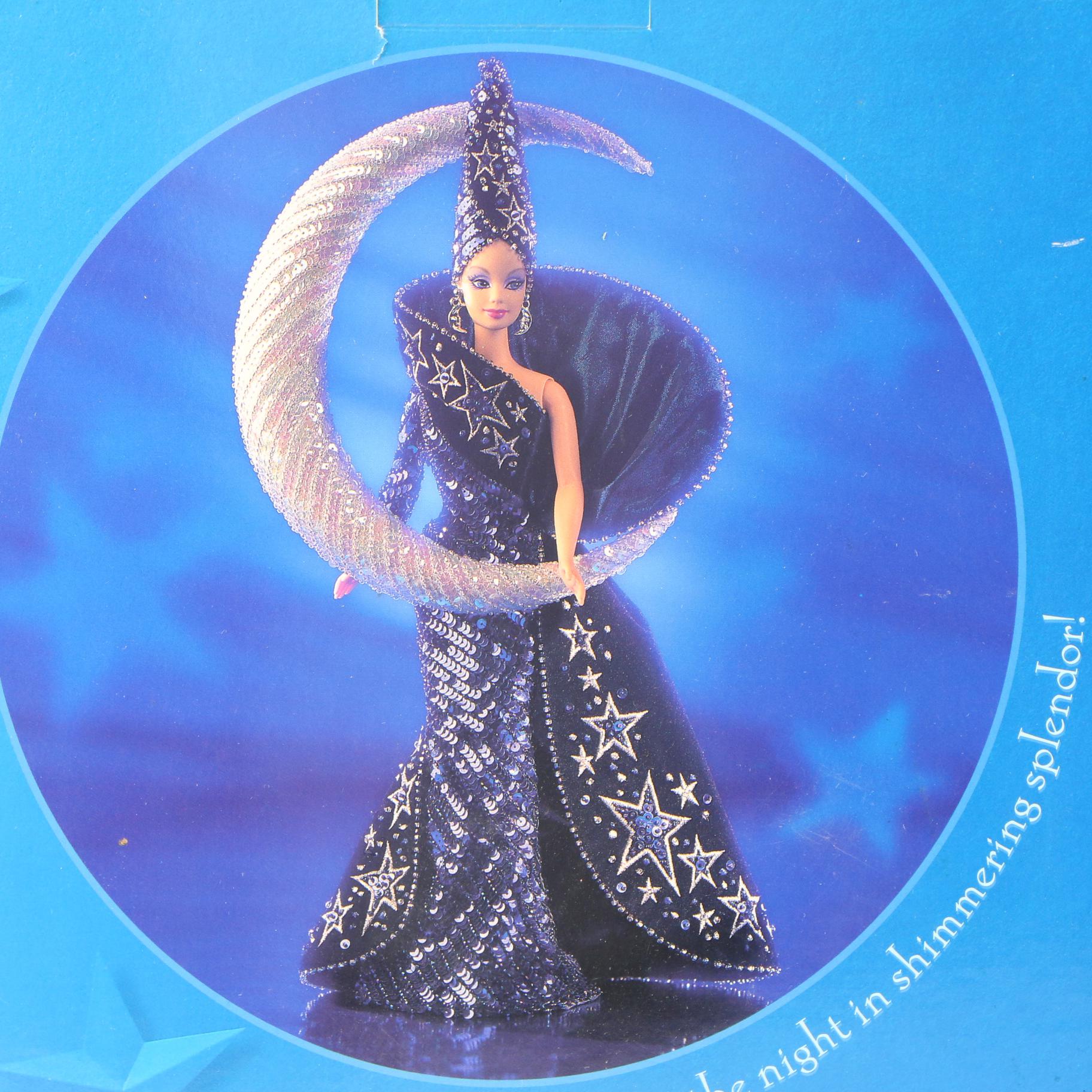 Classique "Midnight Gala Barbie" with Bob Mackie "Moon Goddess Barbie"