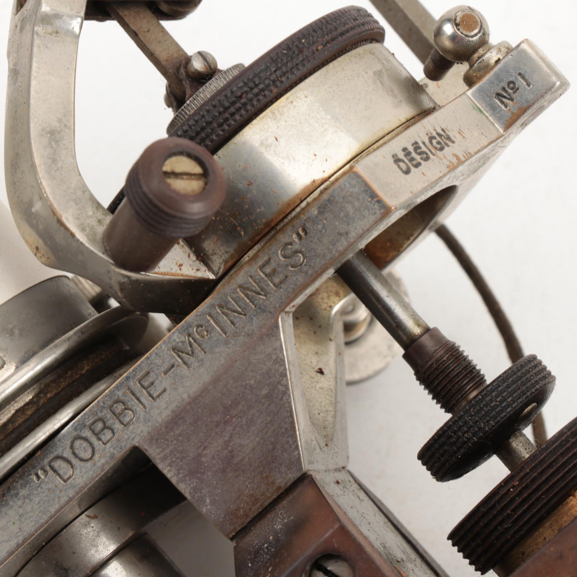 Dobbie-McInnes Engine Indicators For Large Steam Instruments in Wood Case, 1920s