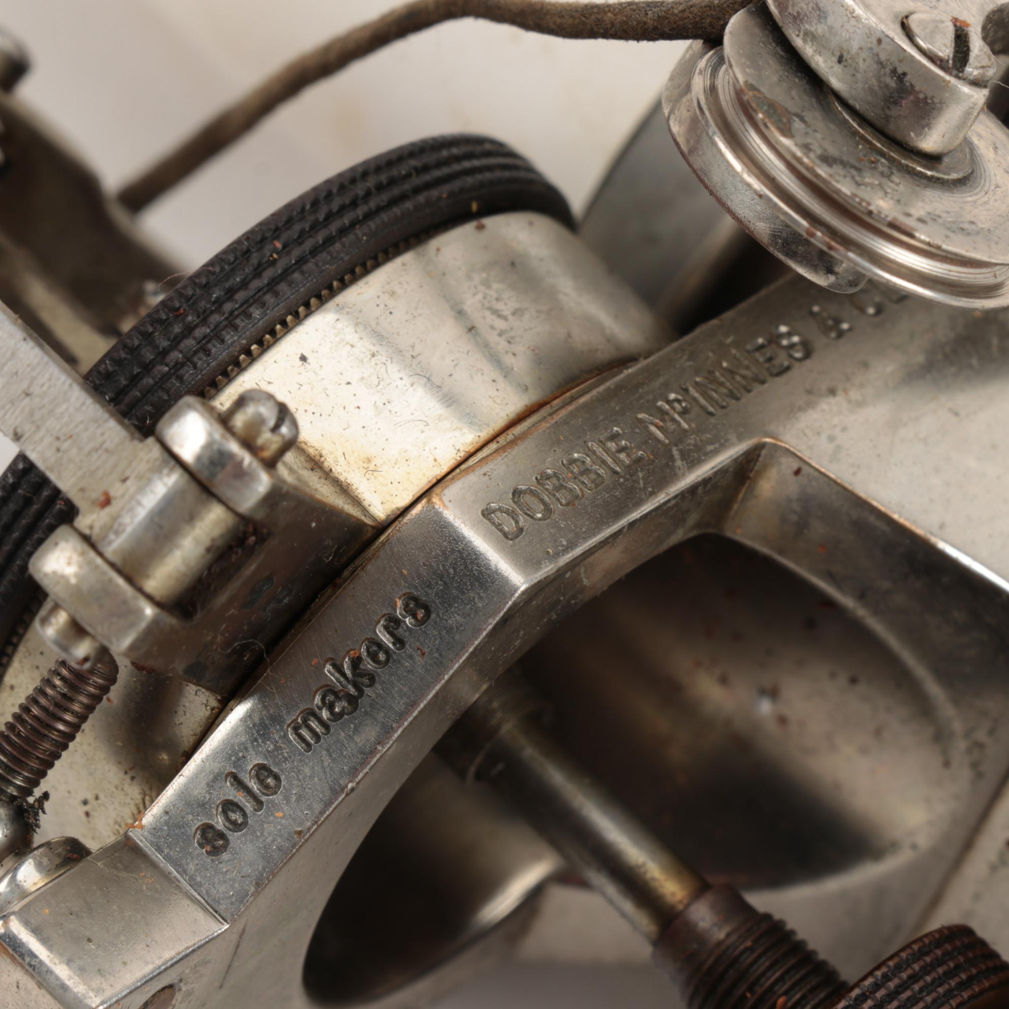 Dobbie-McInnes Engine Indicators For Large Steam Instruments in Wood Case, 1920s