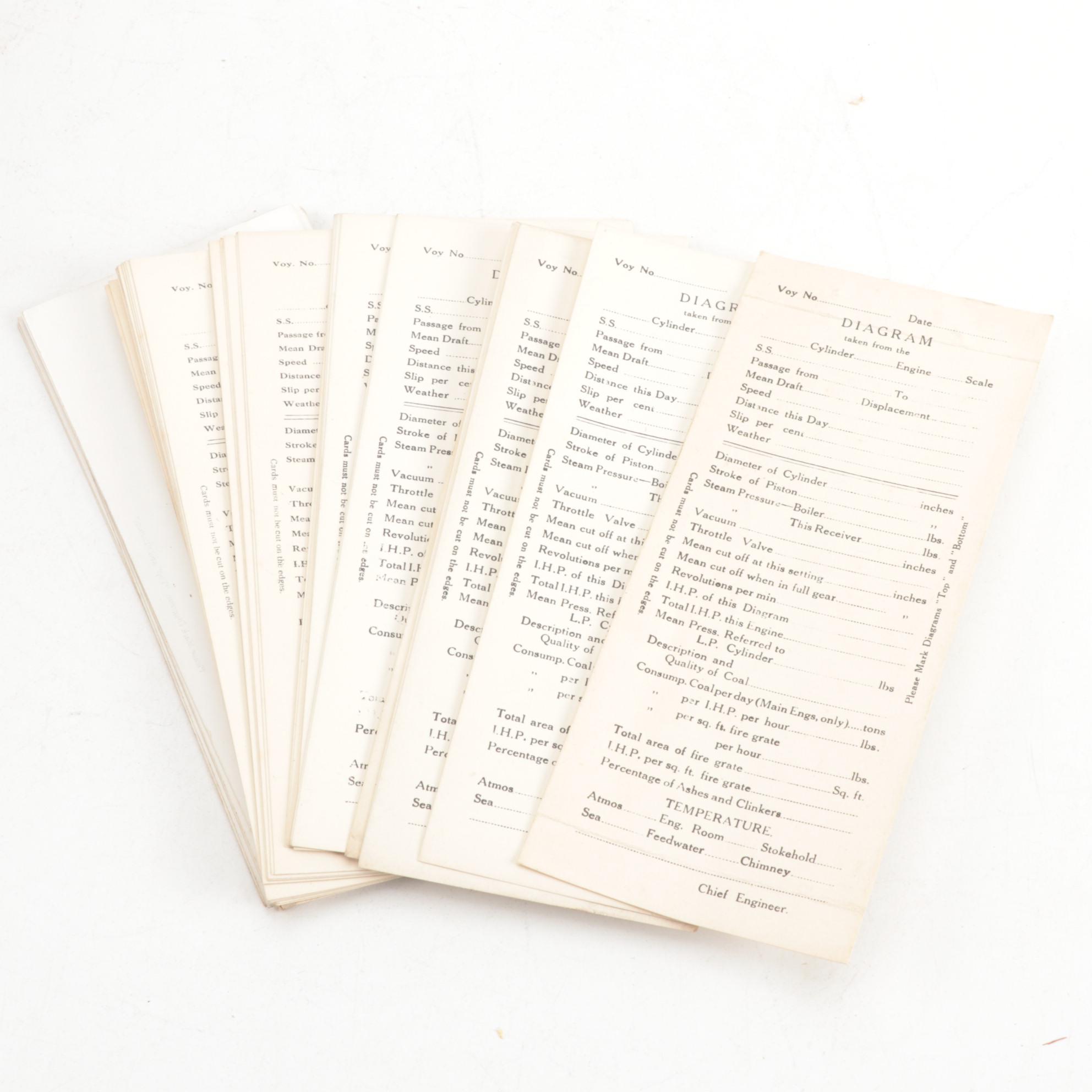 Dobbie-McInnes Engine Indicators For Large Steam Instruments in Wood Case, 1920s