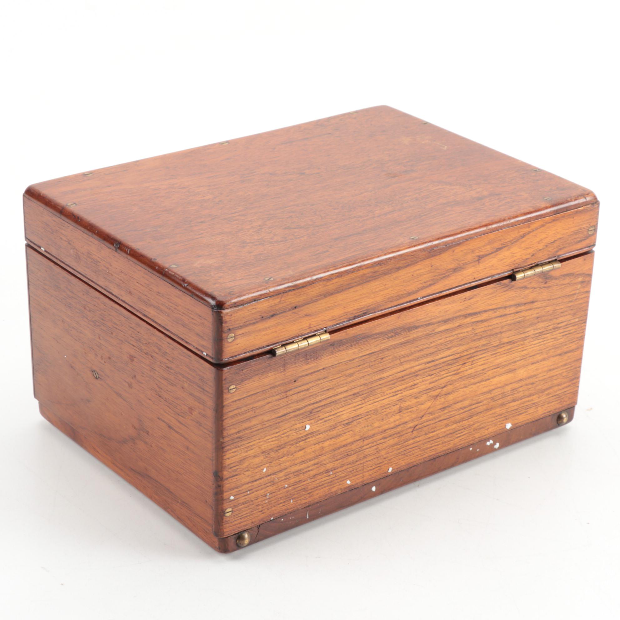 Dobbie-McInnes Engine Indicators For Large Steam Instruments in Wood Case, 1920s