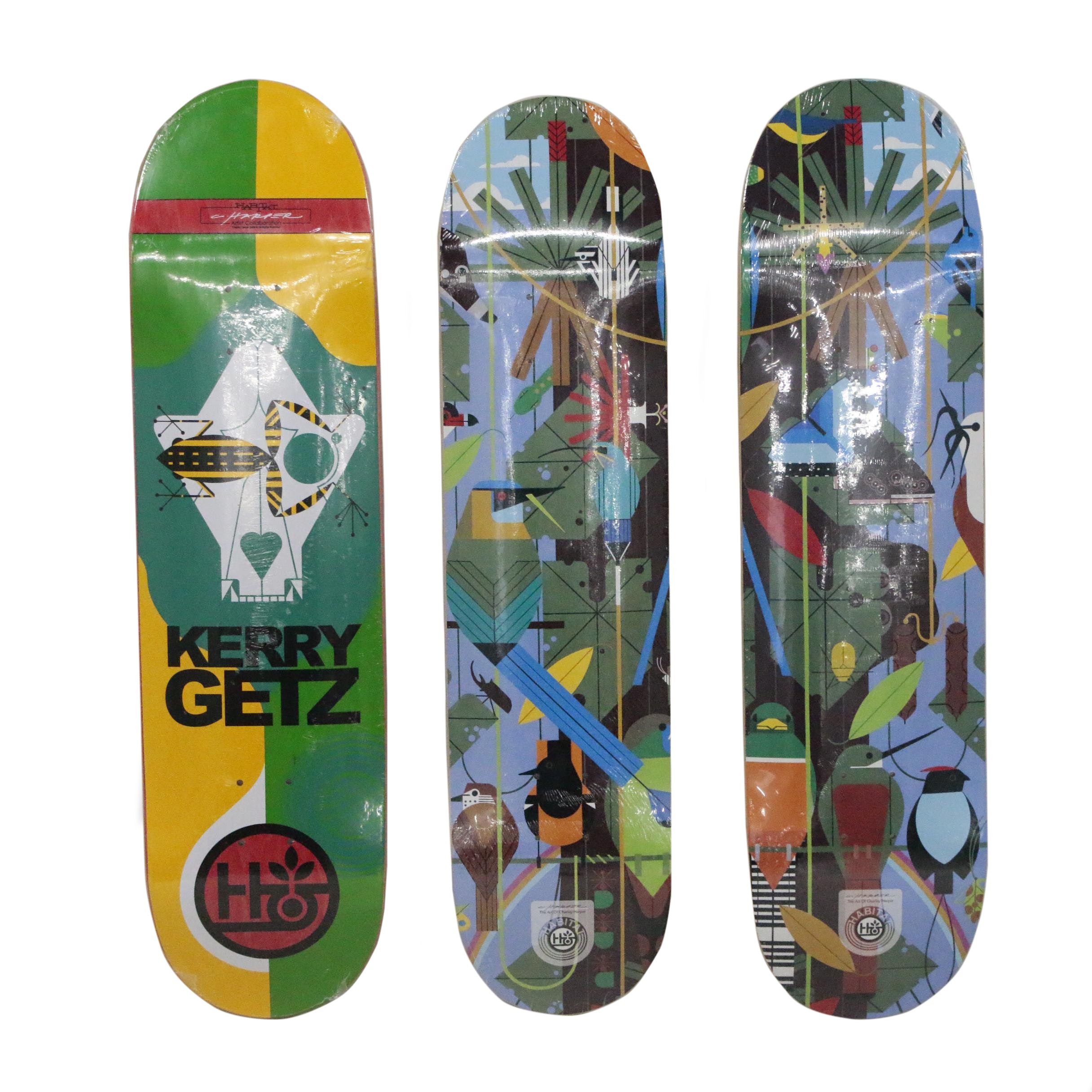 Habitat Skateboards Featuring Charley Harper Artwork