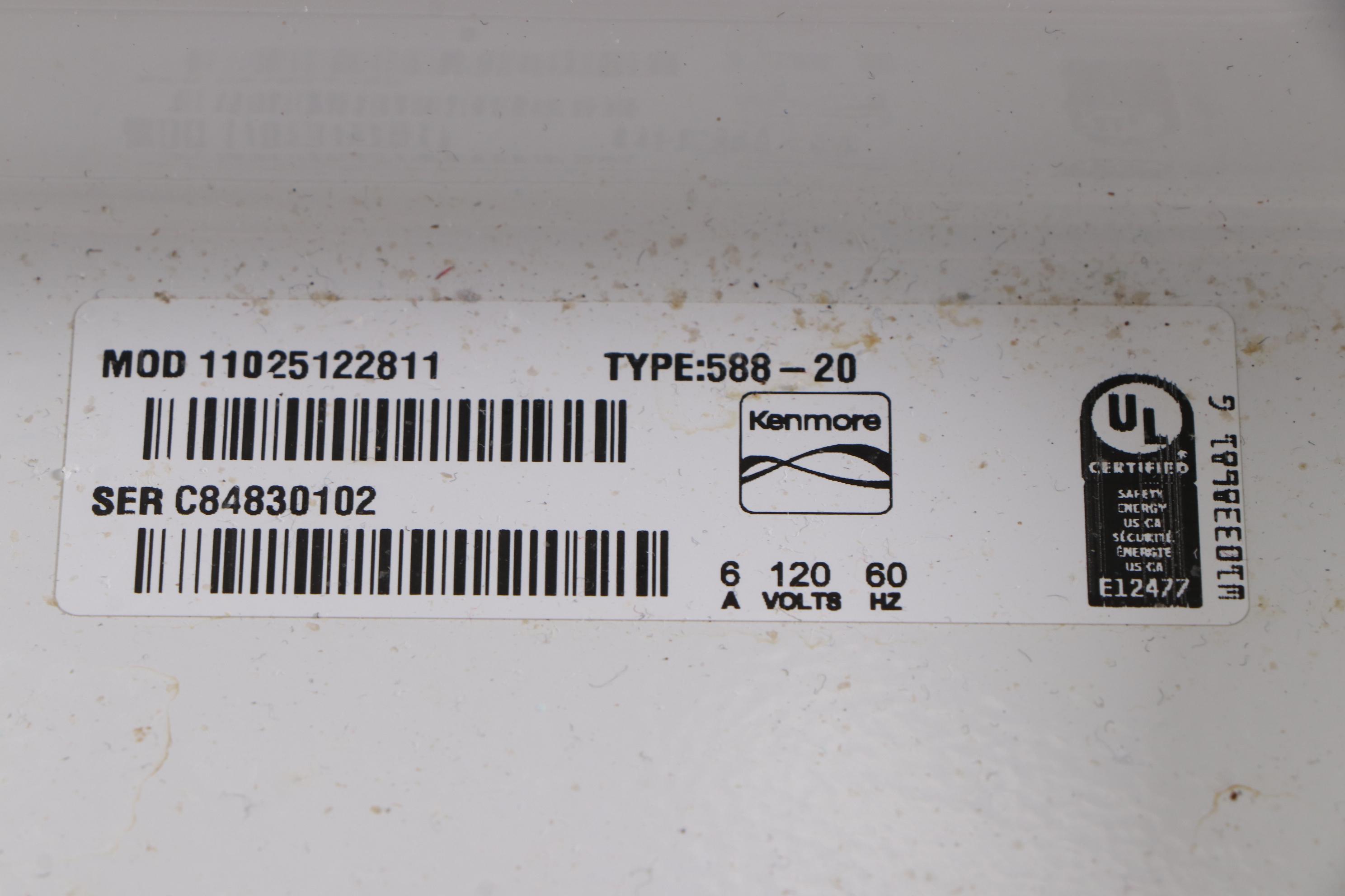 Kenmore Series 300 Washing Machine