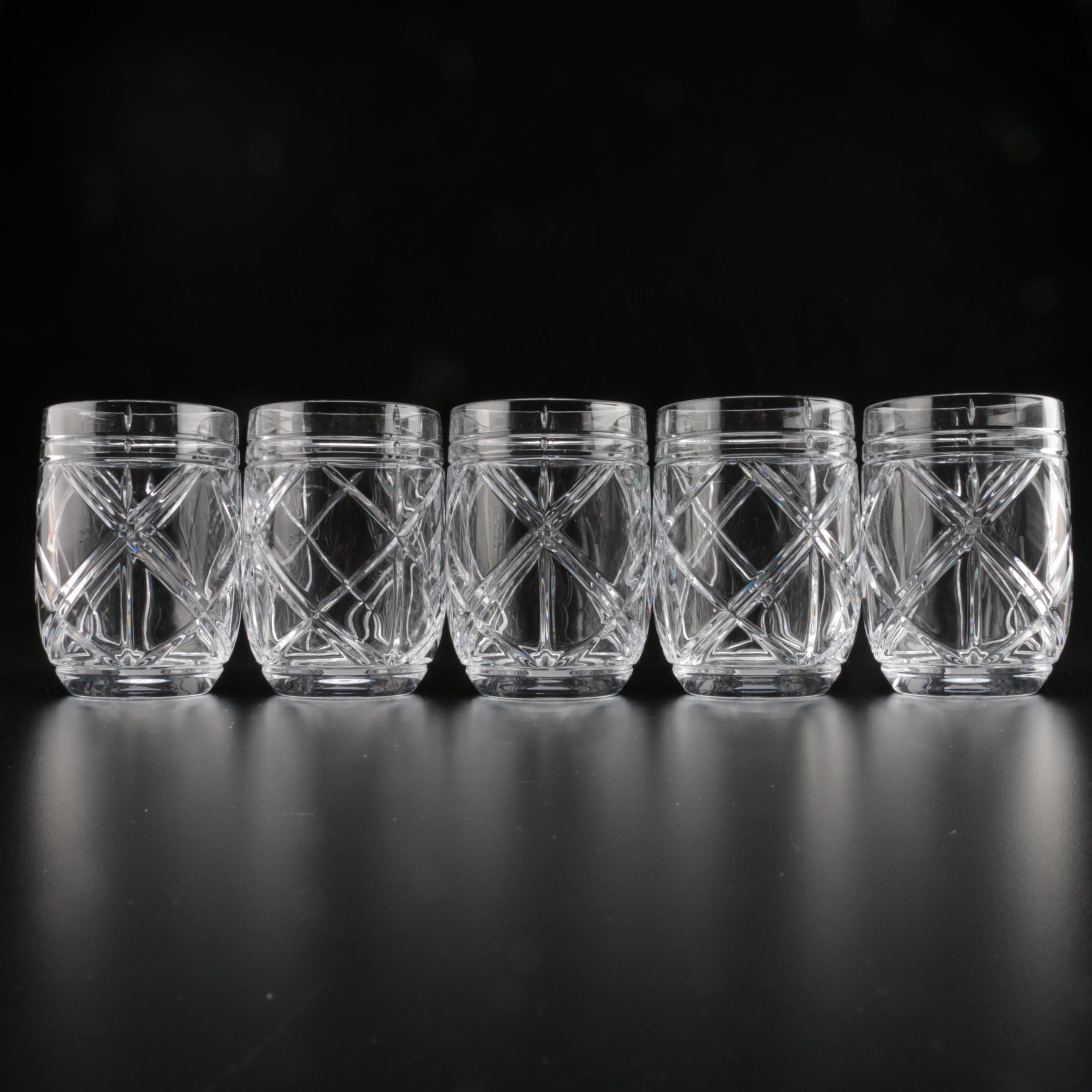 Ralph Lauren Crystal "Brogan" Stemless Wine Tumblers
