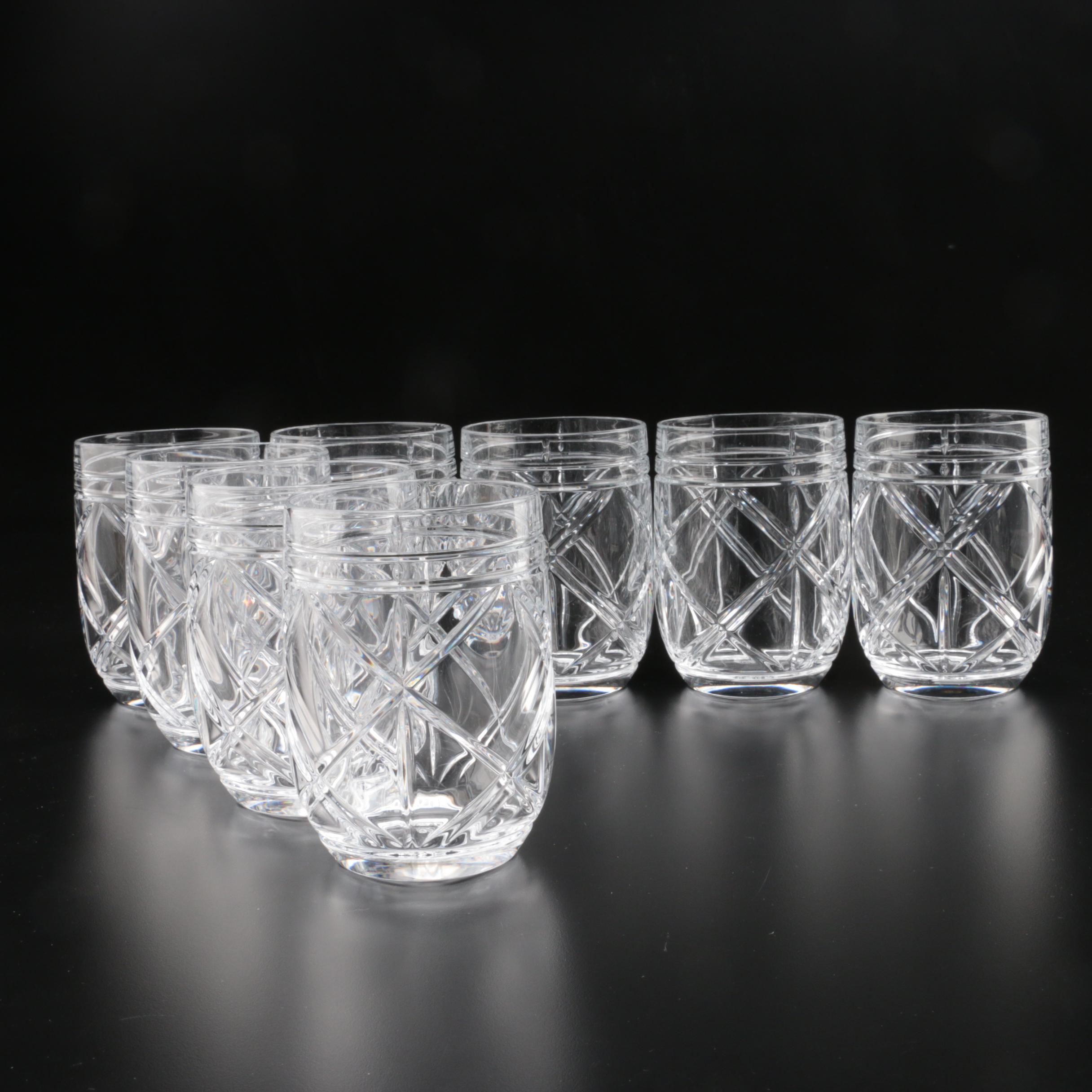 Ralph Lauren Crystal "Brogan" Stemless Wine Tumblers