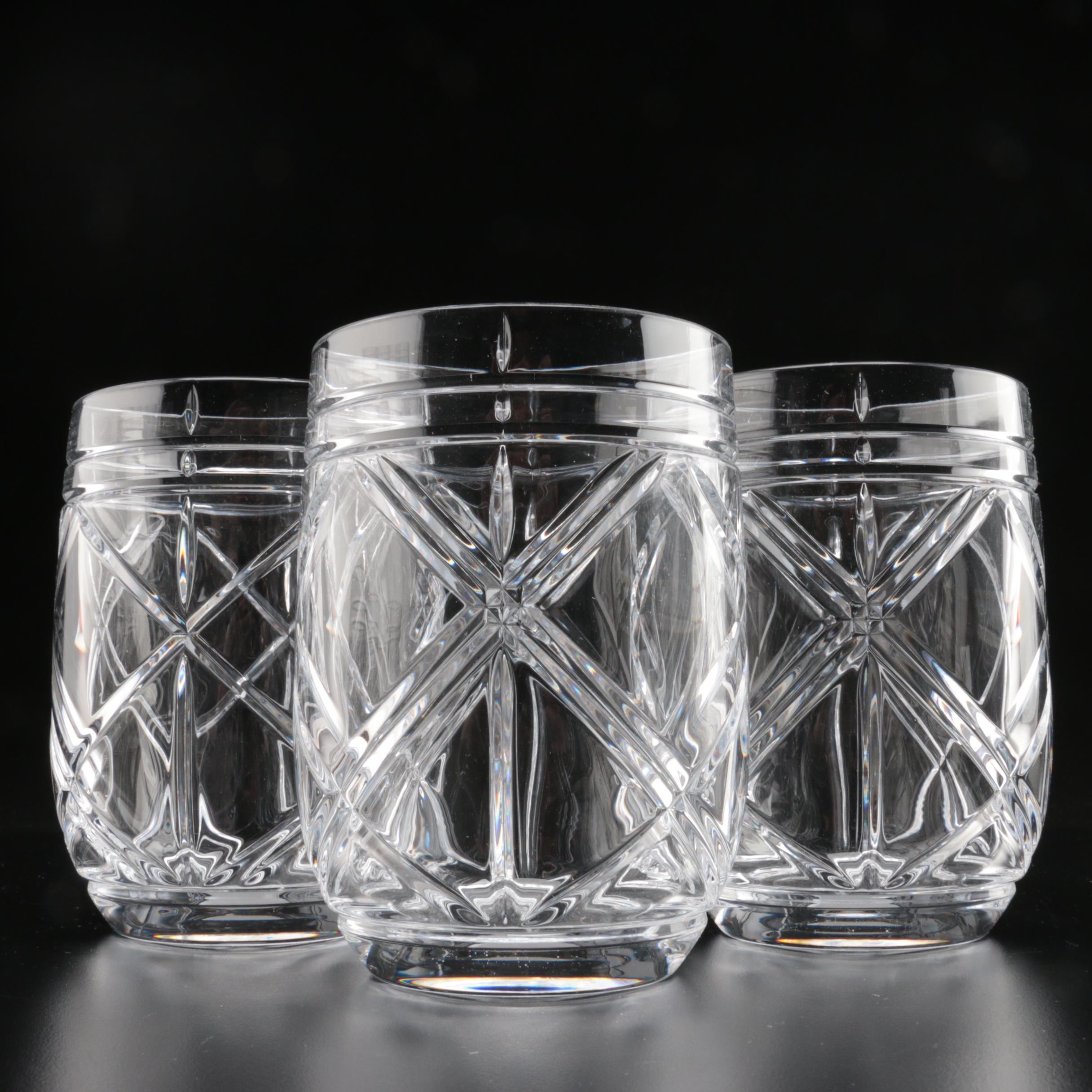 Ralph Lauren Crystal "Brogan" Stemless Wine Tumblers