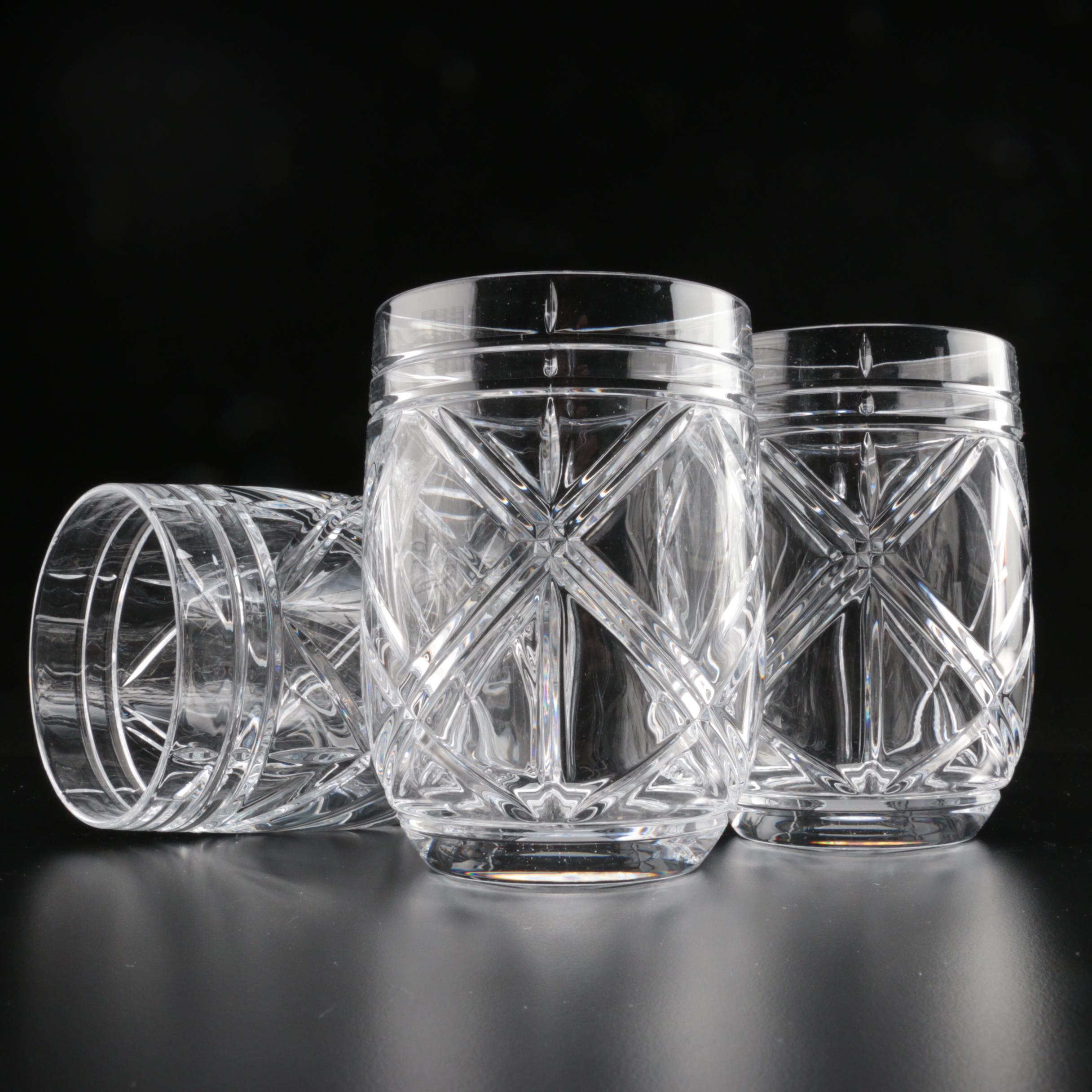 Ralph Lauren Crystal "Brogan" Stemless Wine Tumblers