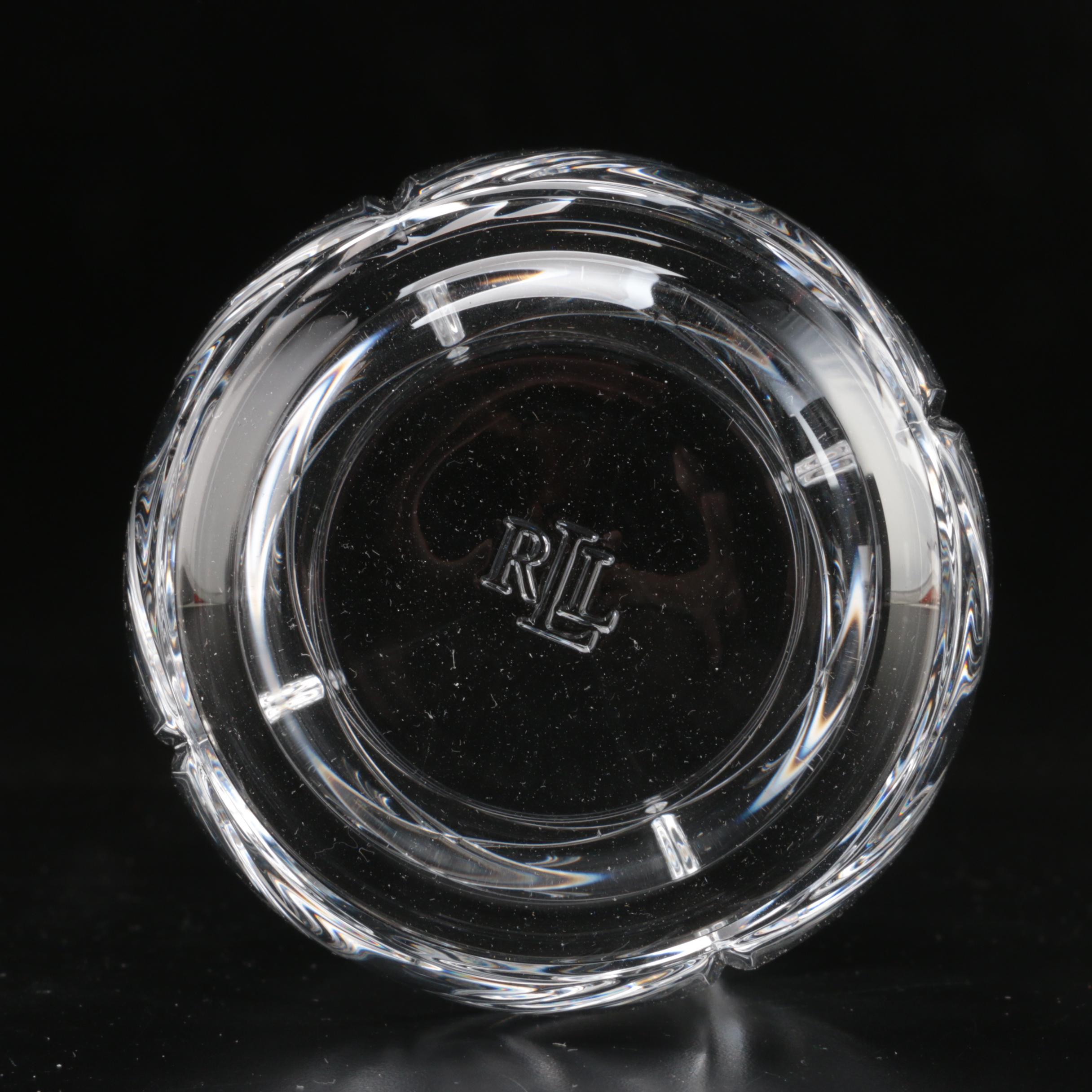 Ralph Lauren Crystal "Brogan" Stemless Wine Tumblers