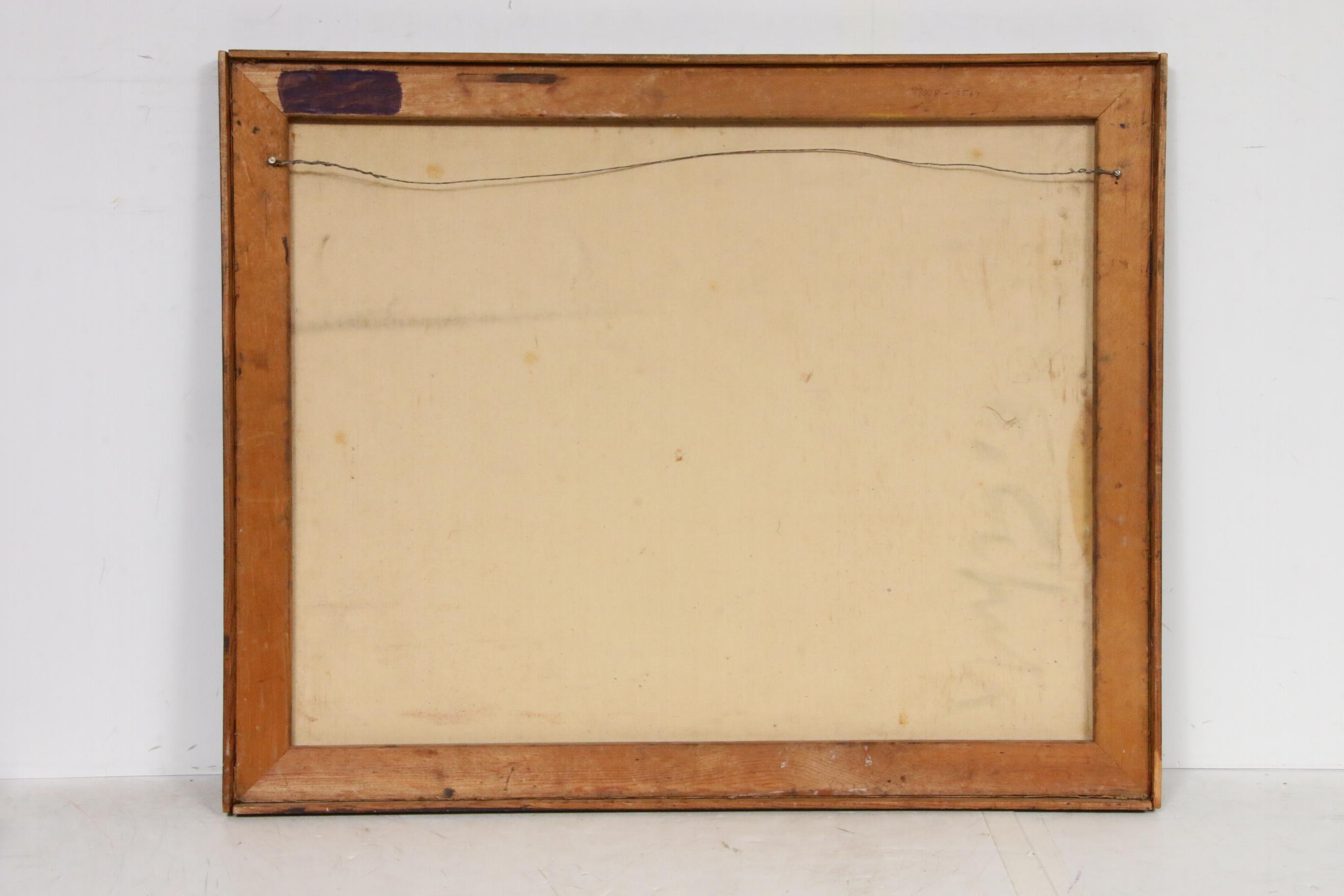 Ellen Cibula Abstract Oil Painting, 1958