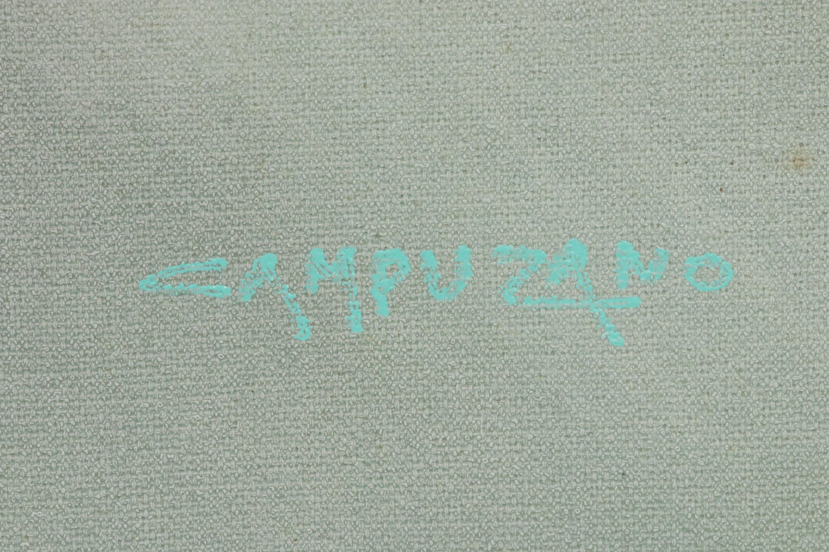 Jose Luis Campuzano Abstract Oil Painting, Mid-20th Century