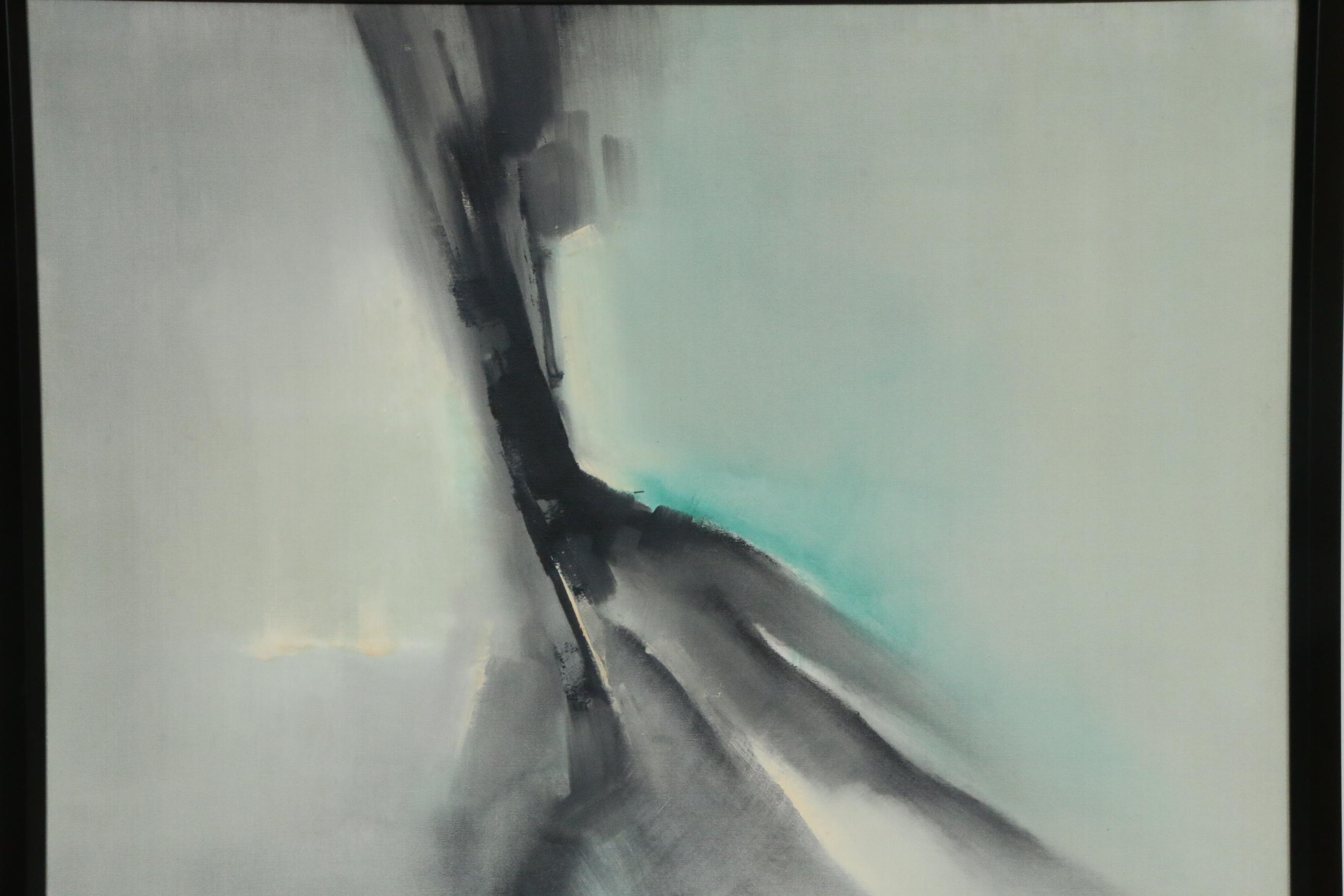 Jose Luis Campuzano Abstract Oil Painting, Mid-20th Century