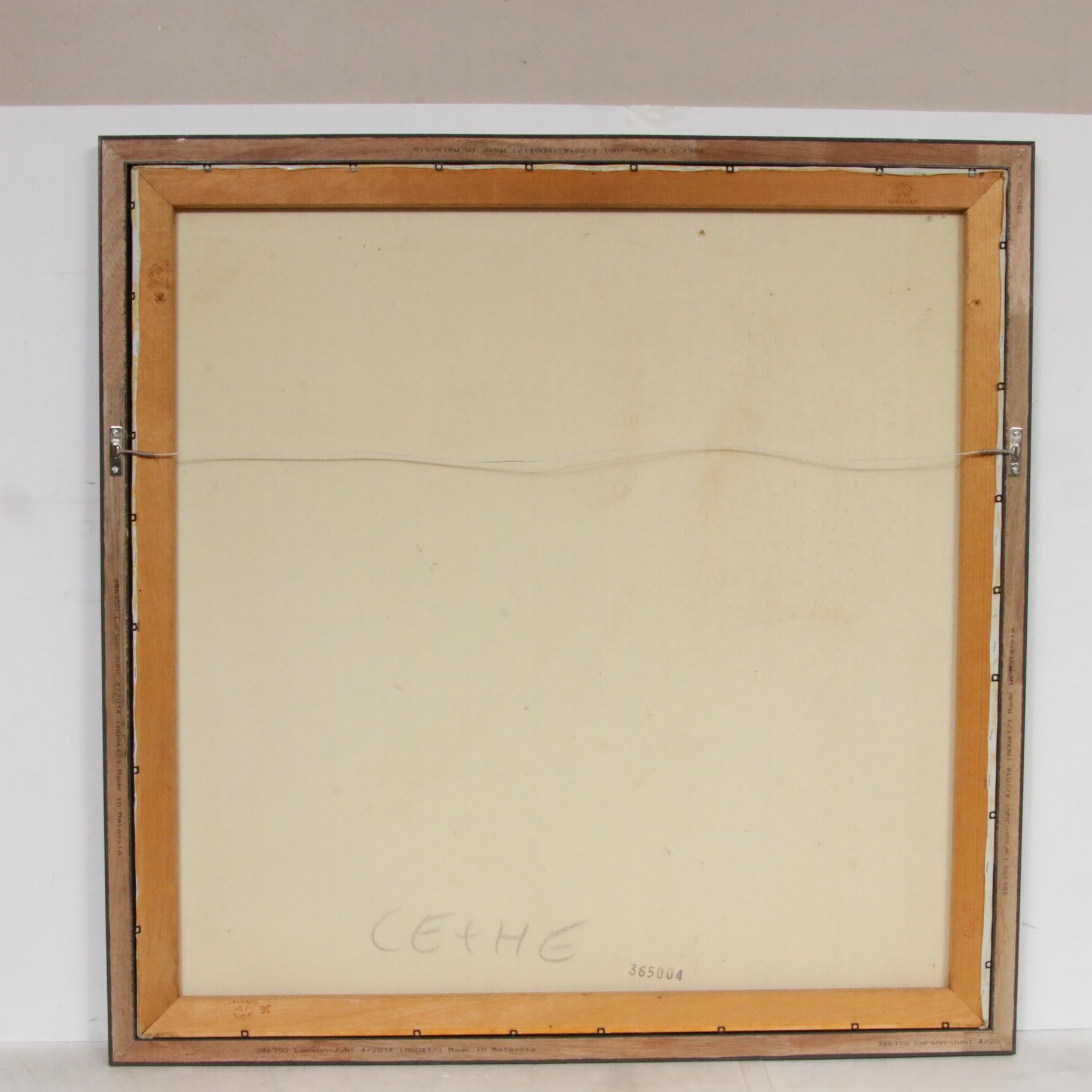 Jose Luis Campuzano Abstract Oil Painting, Mid-20th Century