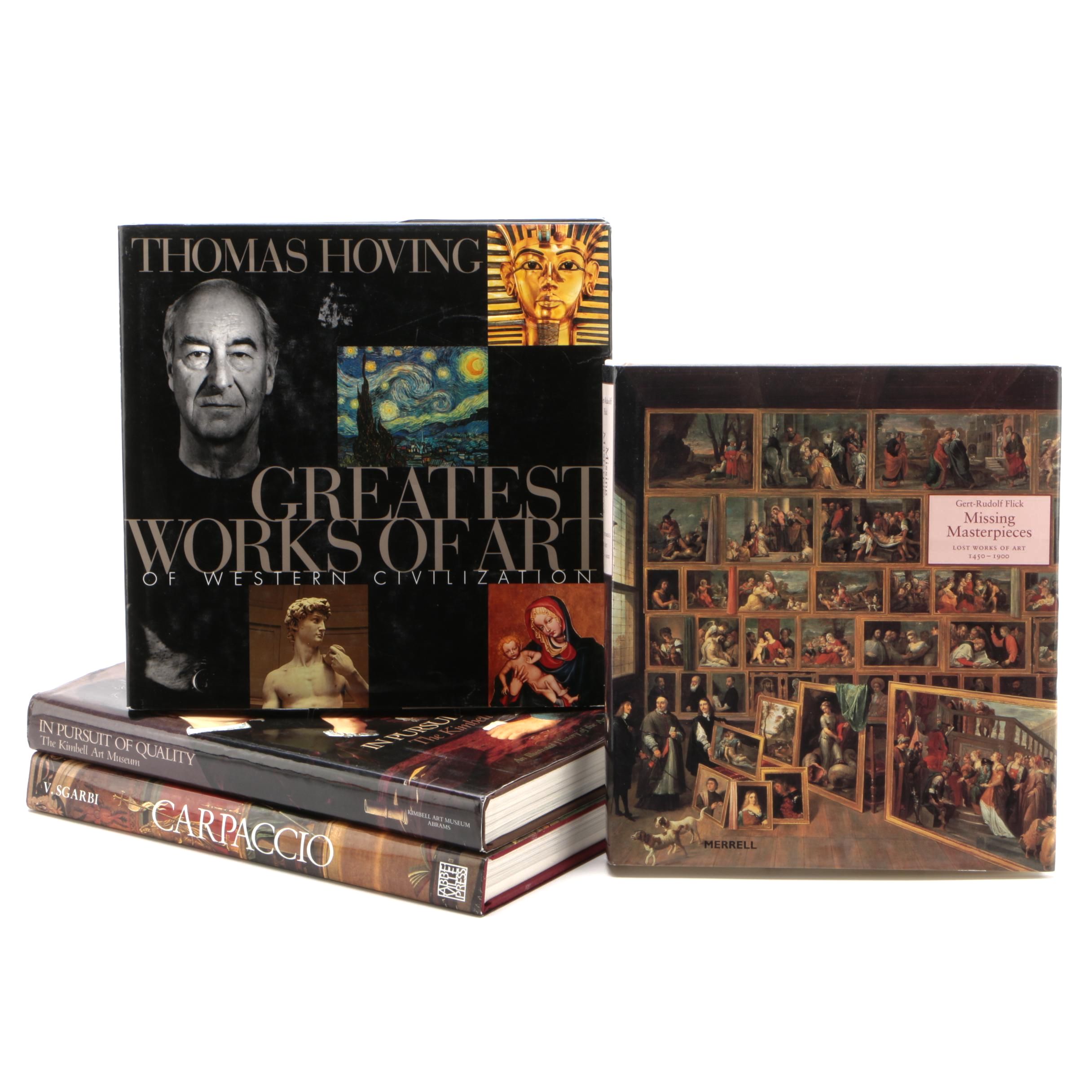 Art Books Including "Missing Masterpieces" by Gert-Rudolf Flick, 2003