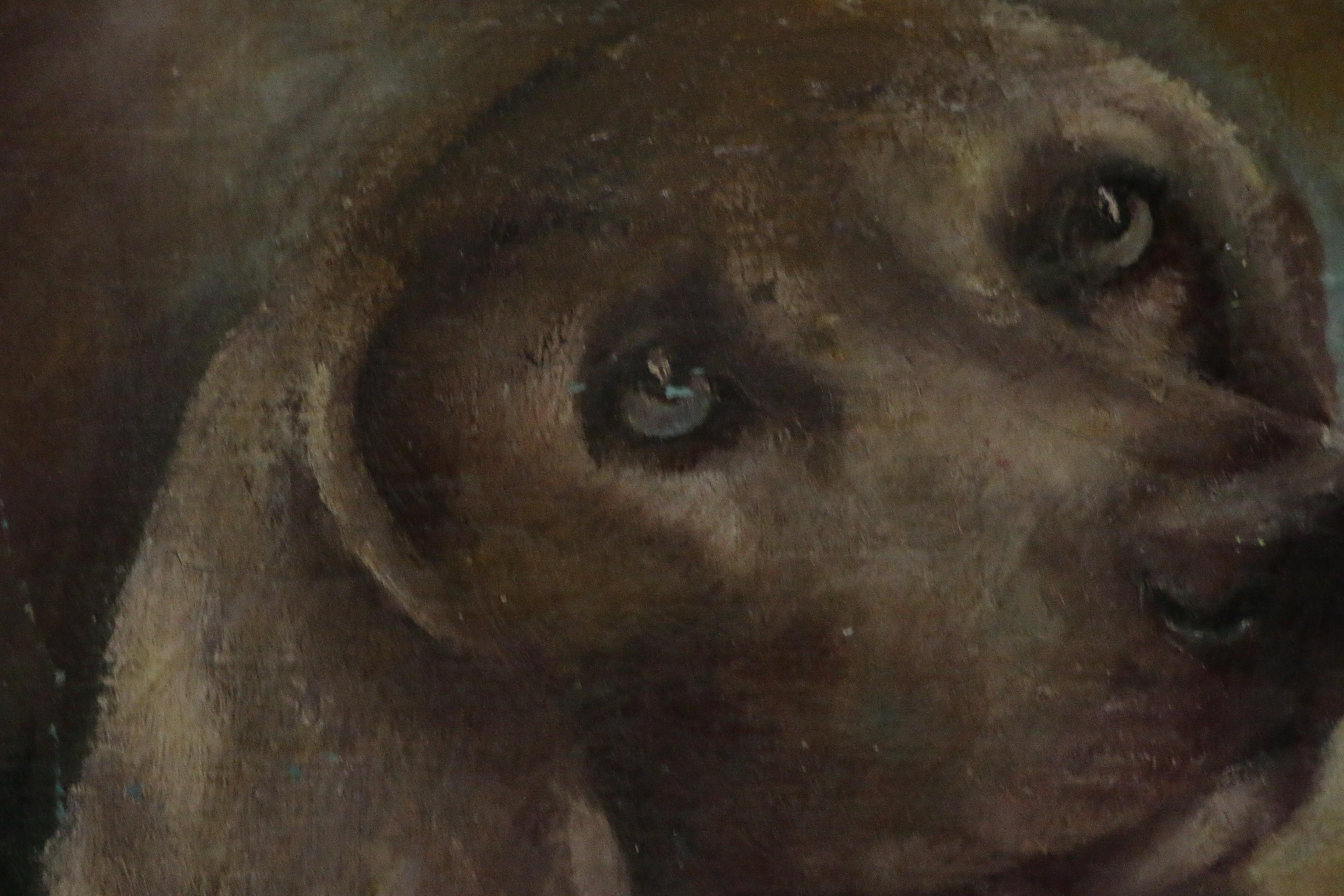 Mary Rhoades Oil Painting of Dog