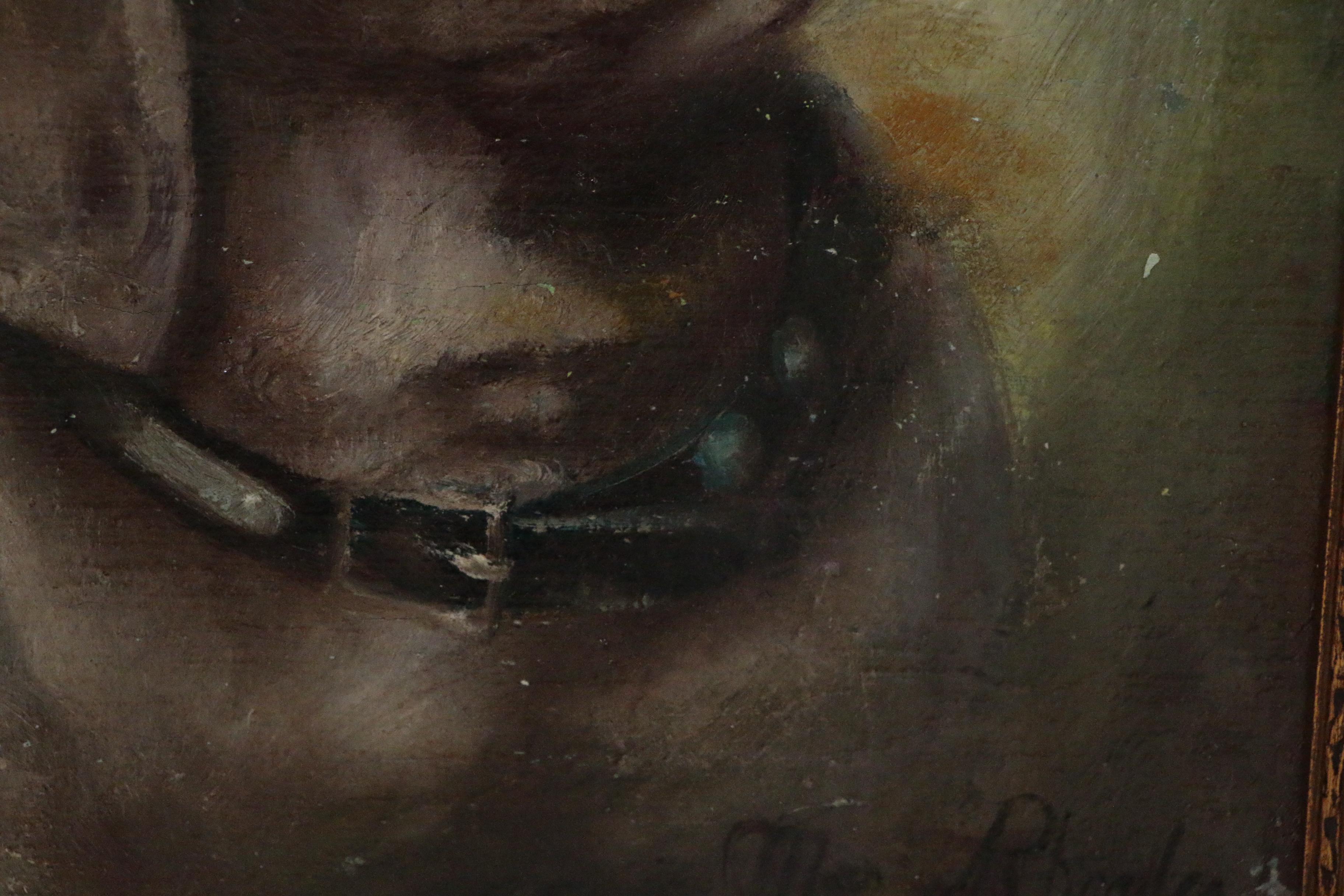 Mary Rhoades Oil Painting of Dog