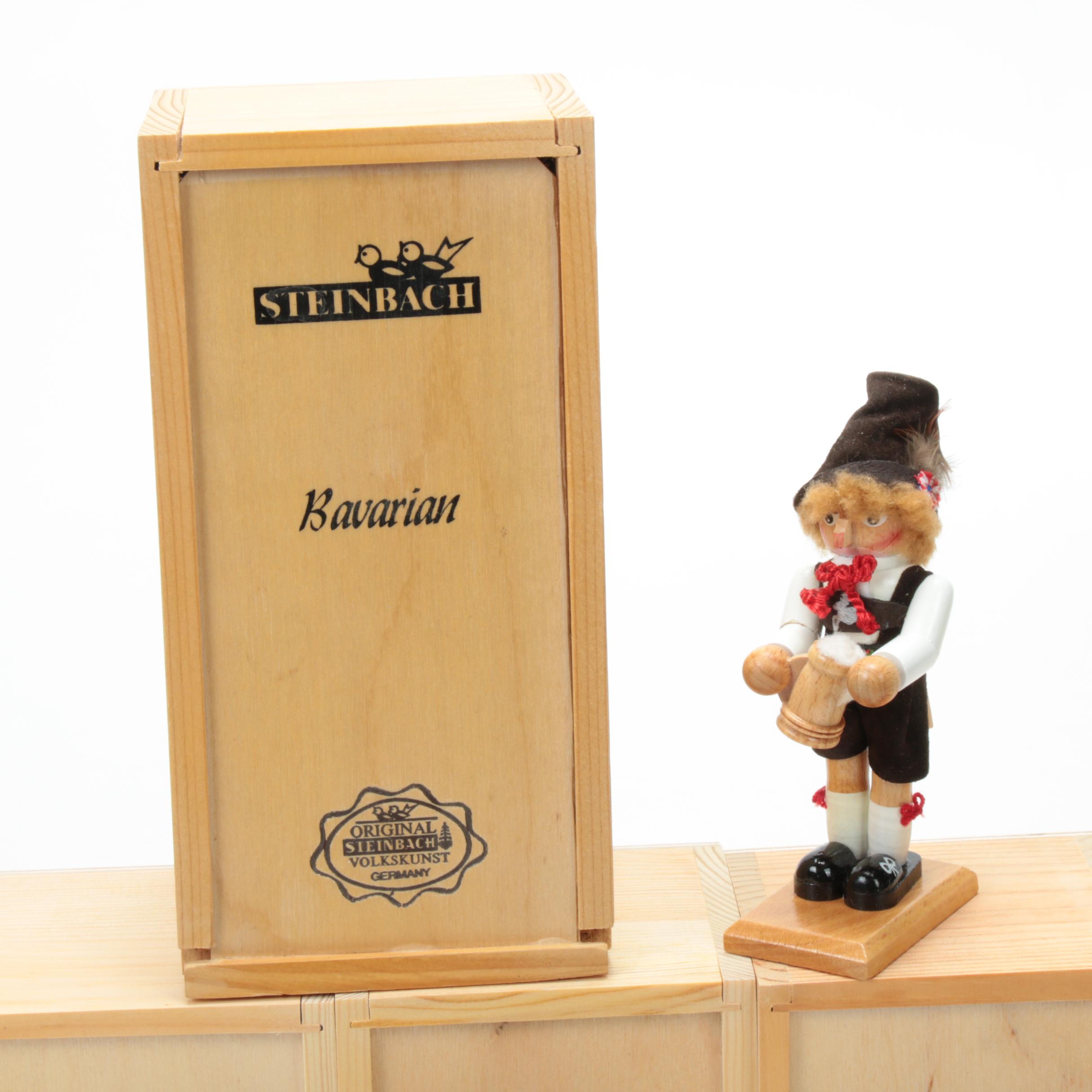 Steinbach Handmade Nutcrackers Including "Chimney Sweep" and "Uncle Sam"