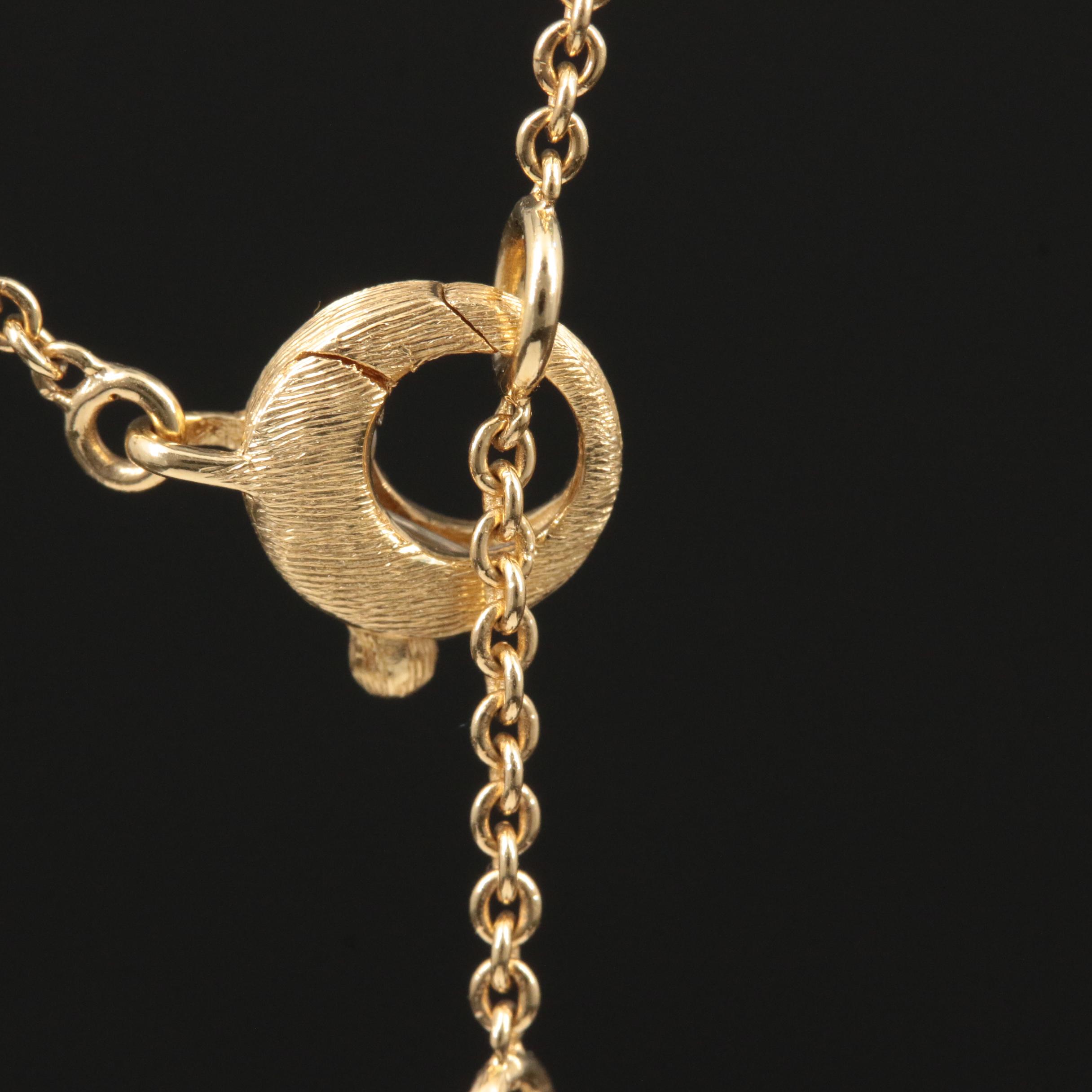 Marco Bicego Pearl, Tourmaline, Citrine, Amethyst and Topaz Station Necklace