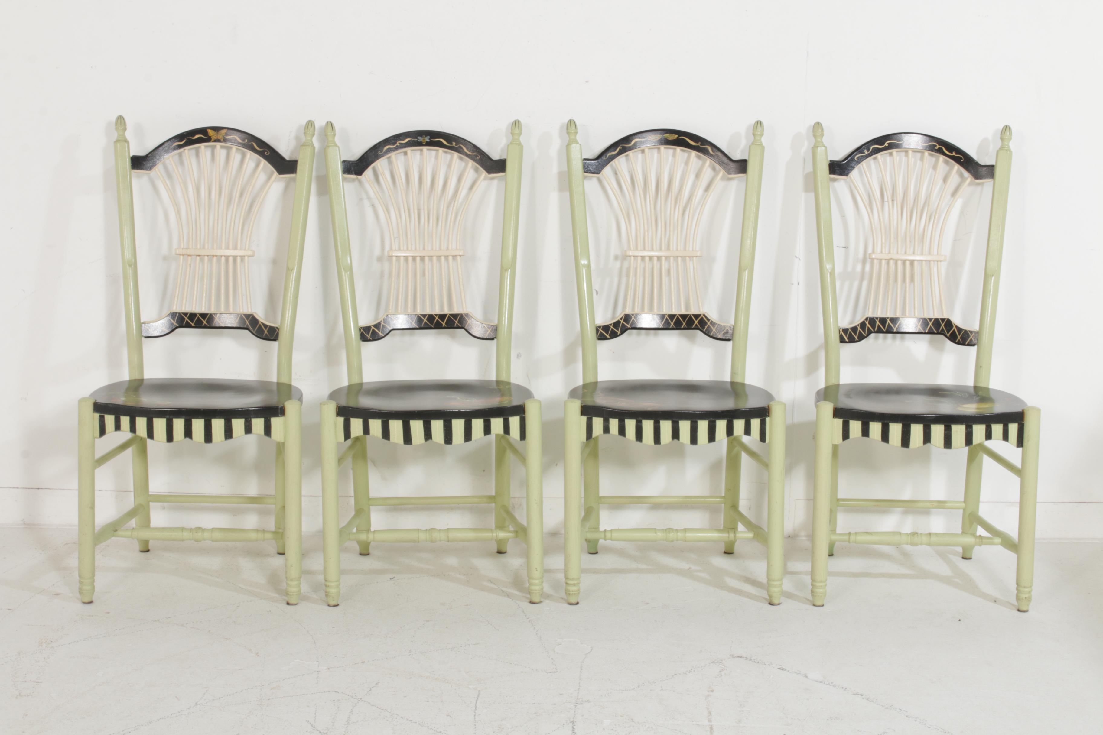 Tracy Porter Stonehouse Farm Goods Hand-Painted "Fruits" Dining Set, 20th C.